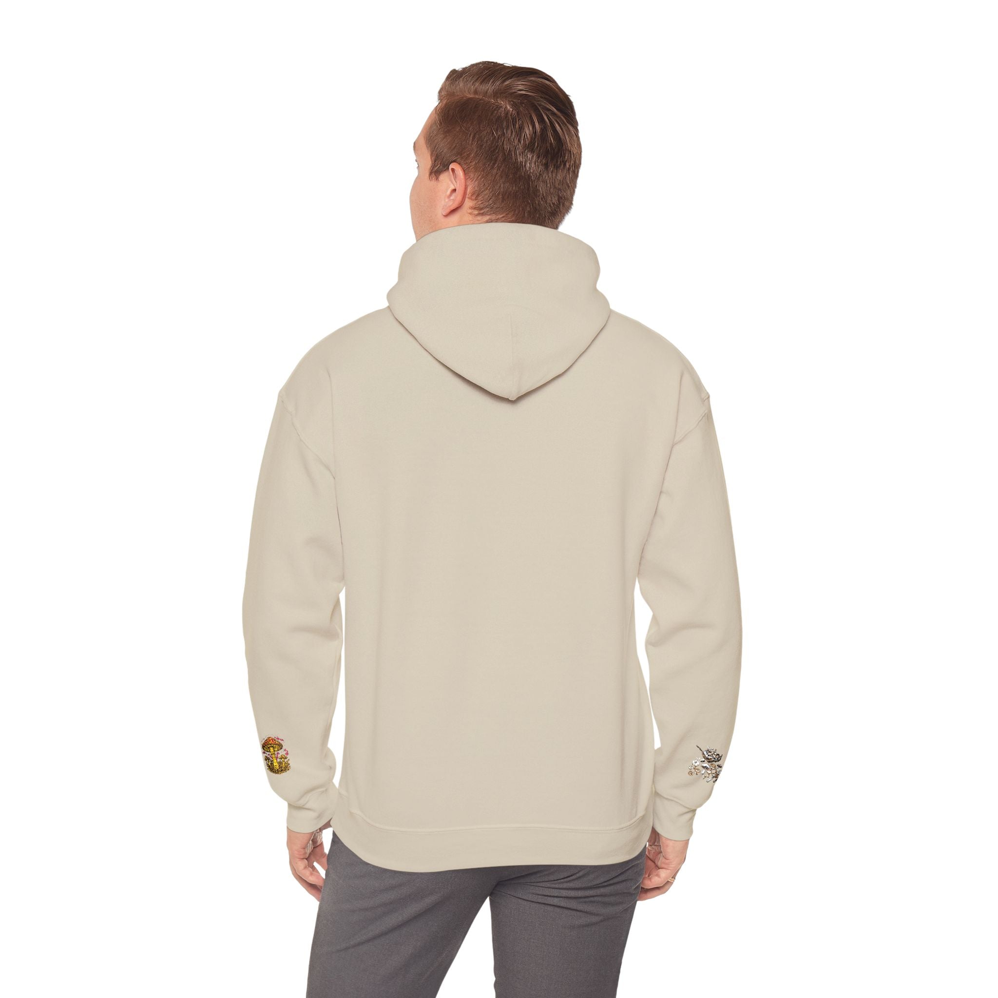 Mushroom Grove Hoodie – Whimsical Autumn Forest Mushroom Sweatshirt