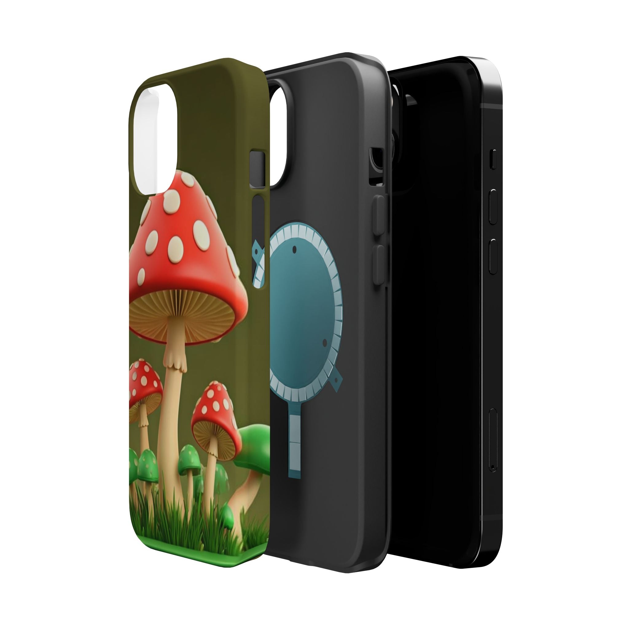 🍄🔥Golden Glow Mushroom Phone Case – Nature Meets Radiance" 🍄✨📱