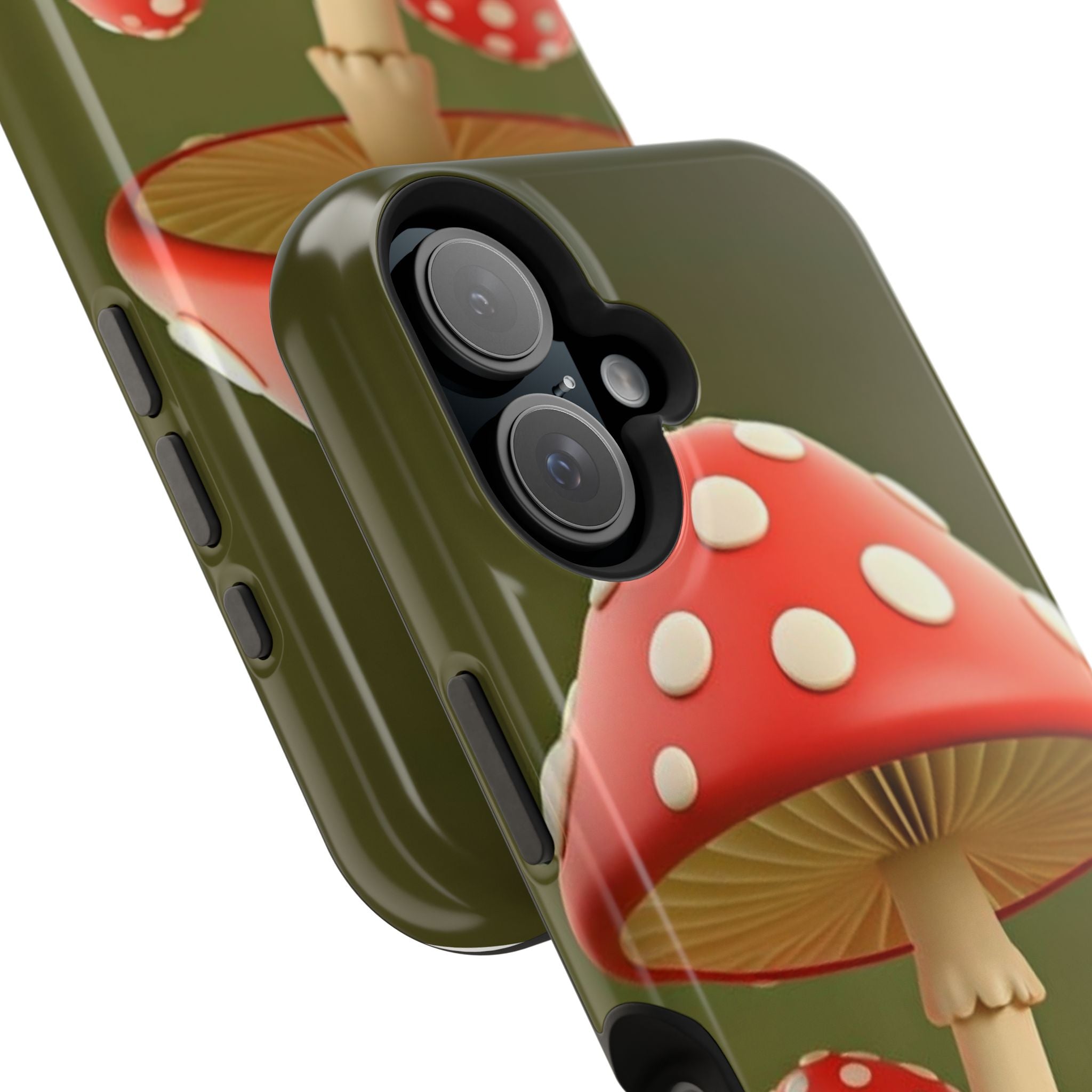 🍄🔥Golden Glow Mushroom Phone Case – Nature Meets Radiance" 🍄✨📱