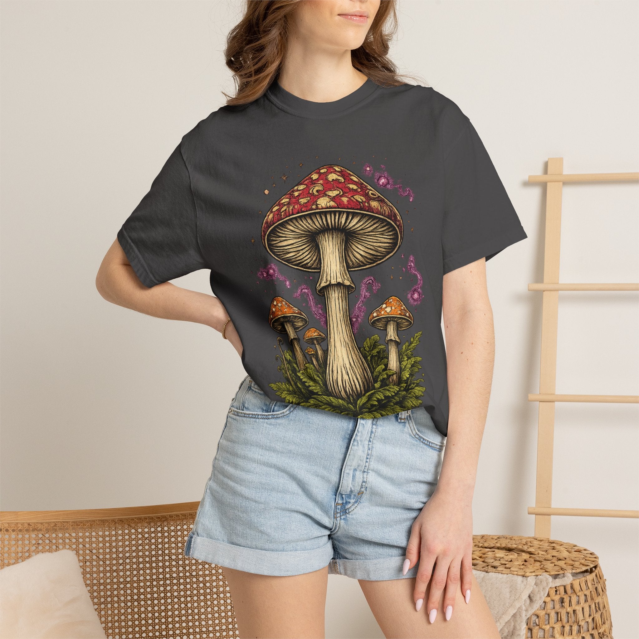 Mushroom Graphic T-Shirt