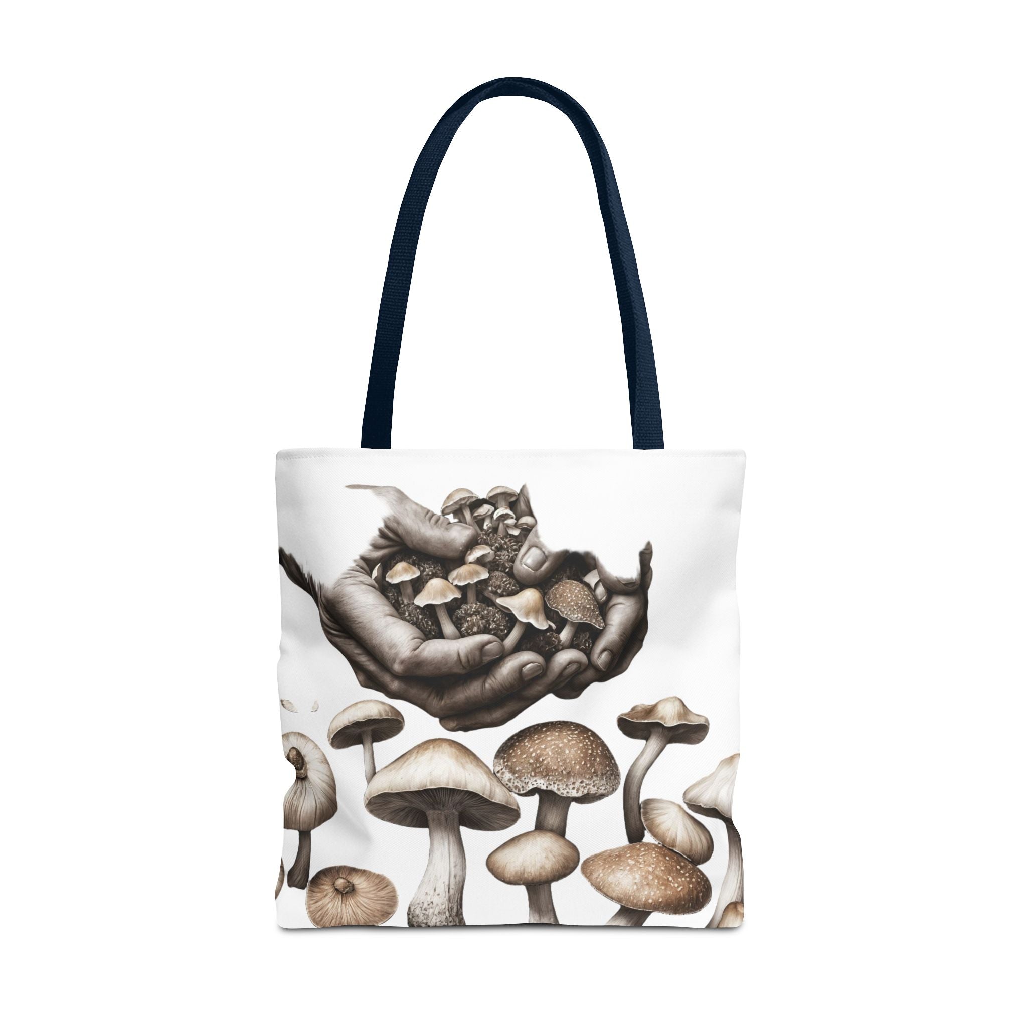 👐 “Harvested by Hand” Mushroom Tote – Carry Nature’s Story 🍄