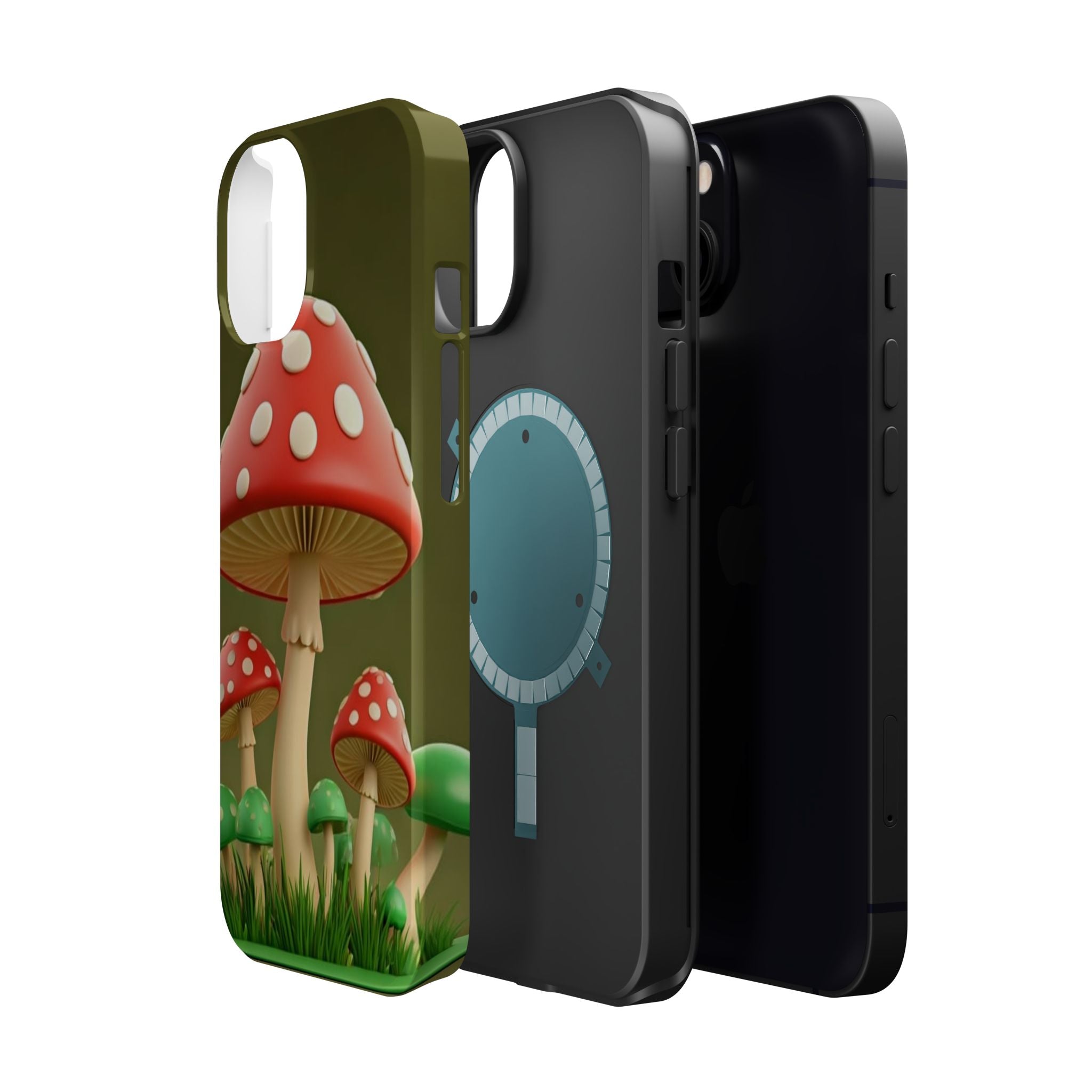 🍄🔥Golden Glow Mushroom Phone Case – Nature Meets Radiance" 🍄✨📱