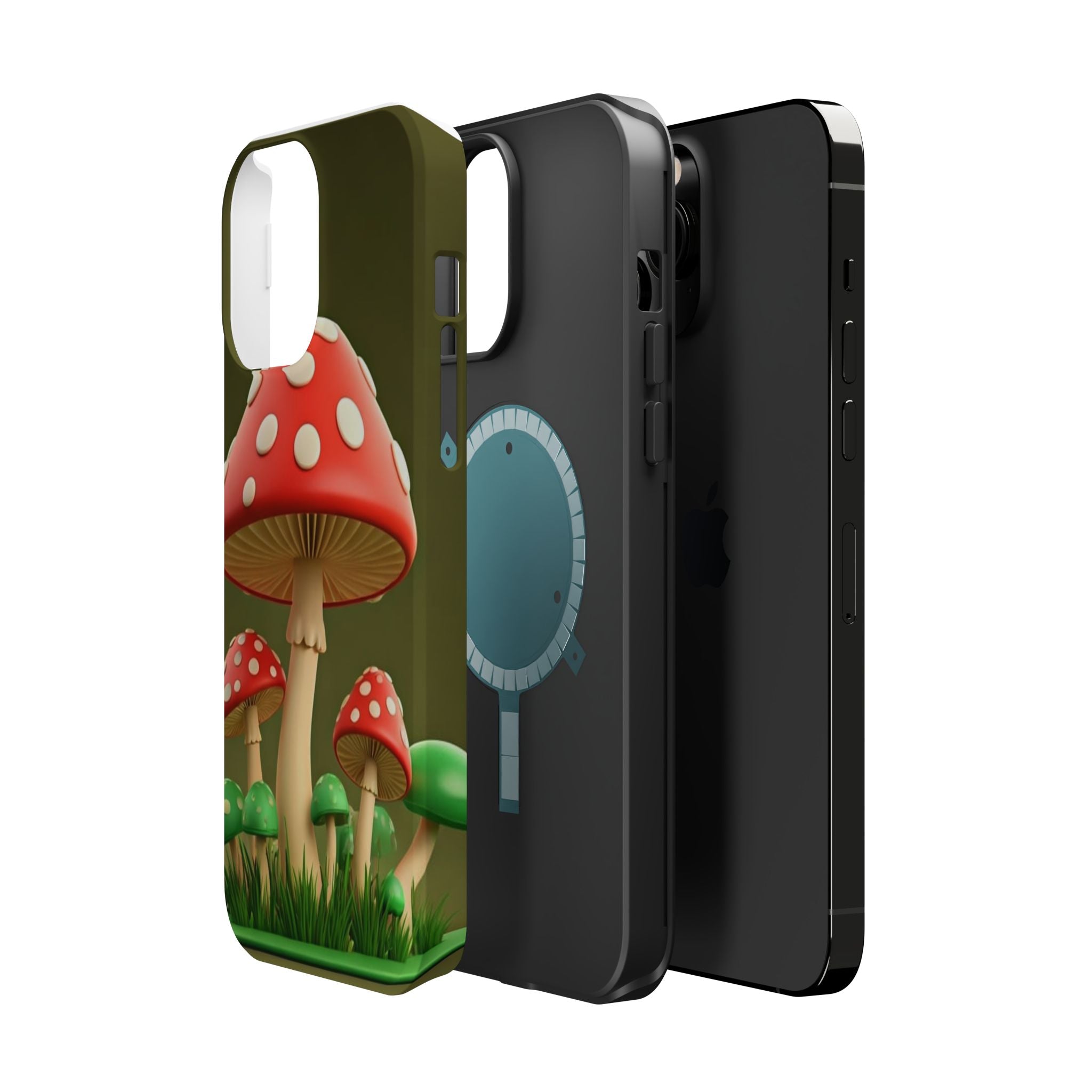 🍄🔥Golden Glow Mushroom Phone Case – Nature Meets Radiance" 🍄✨📱