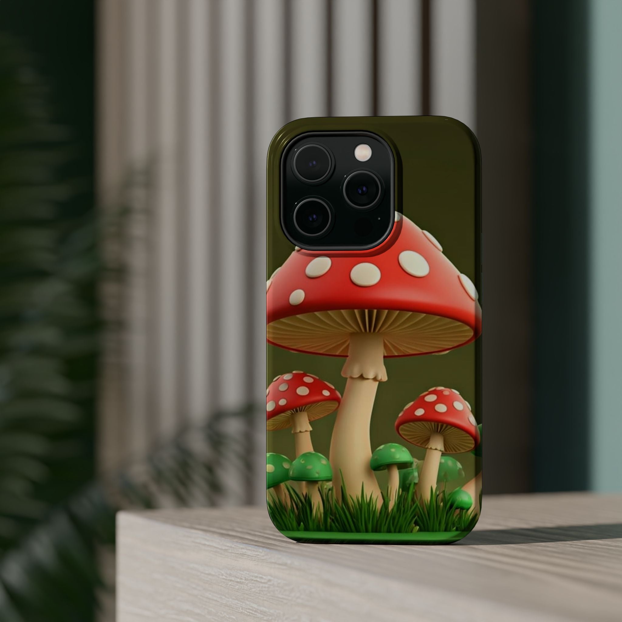 🍄🔥Golden Glow Mushroom Phone Case – Nature Meets Radiance" 🍄✨📱