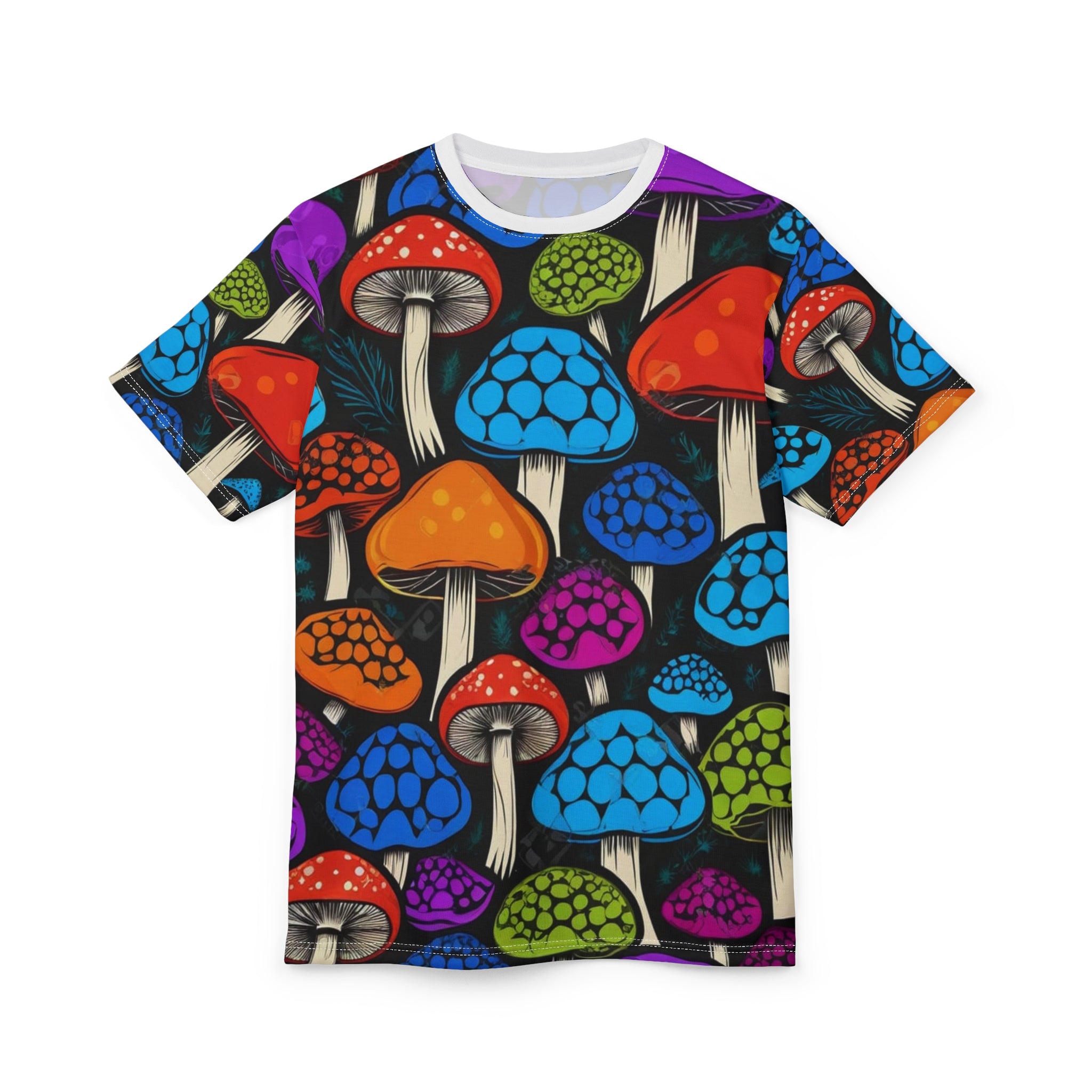 🌈🍄Electric Mycelium Tee – Chromatic Cap Collection🌈🍄