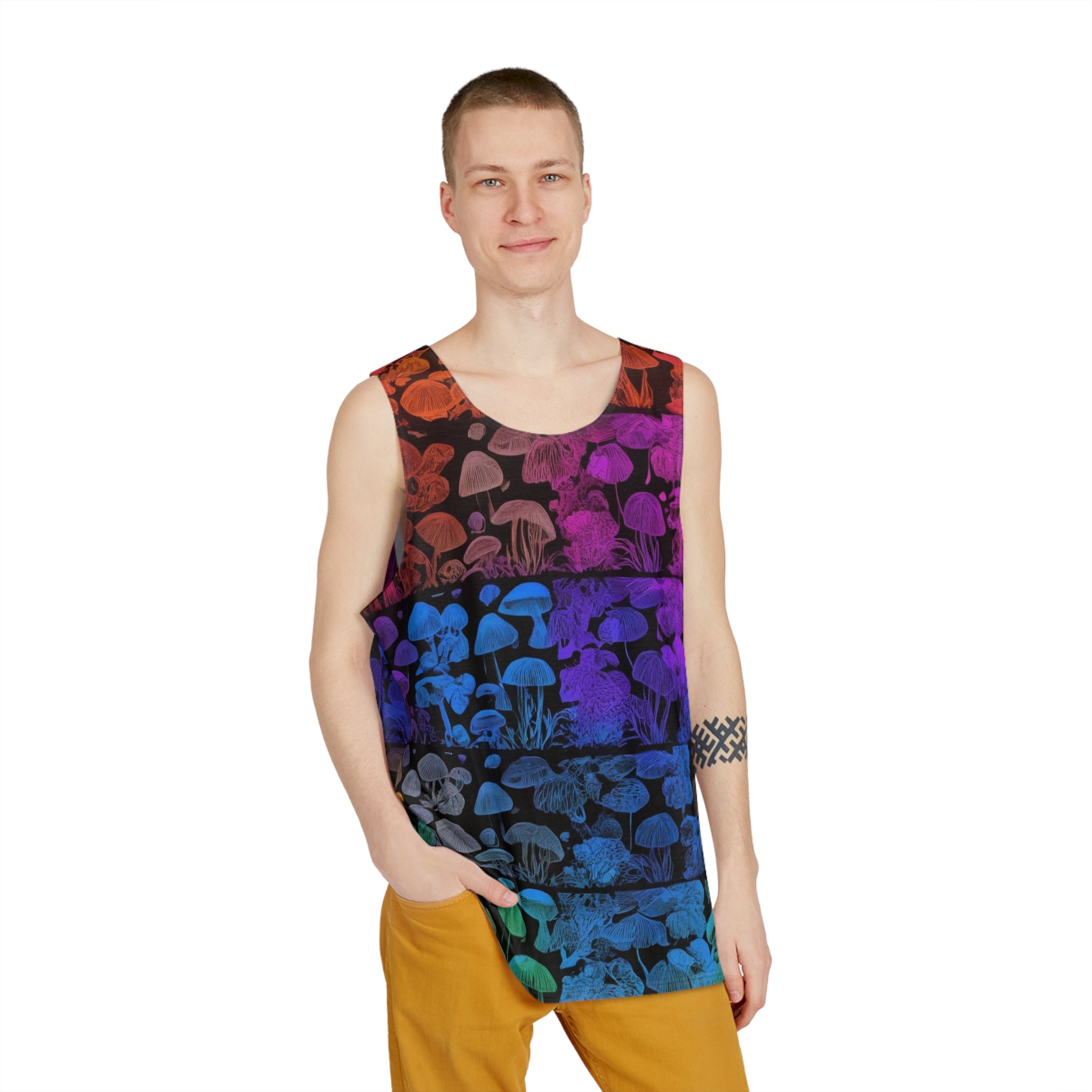 🌈🍄 Fungi Flow Tank — Unisex Mushroom Magic Top