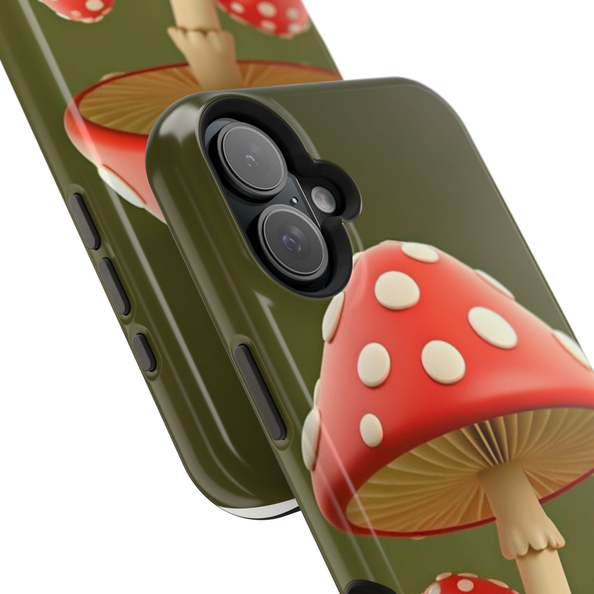🍄🔥Golden Glow Mushroom Phone Case – Nature Meets Radiance" 🍄✨📱