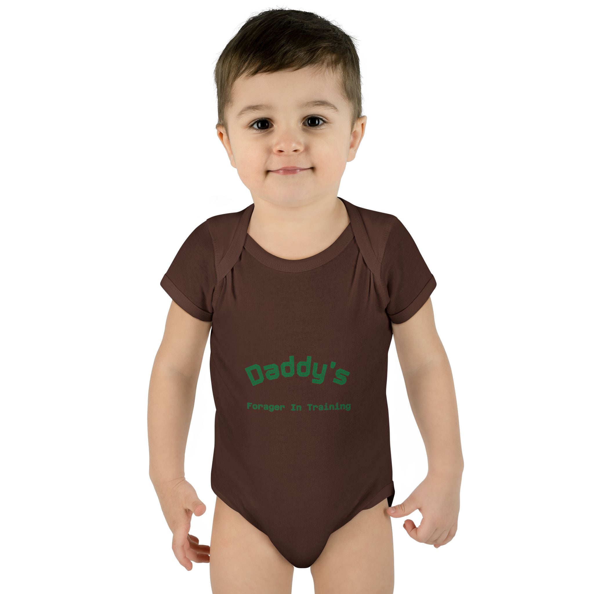 🍄👶 “Forest Friends” Baby Bodysuit One Piece
