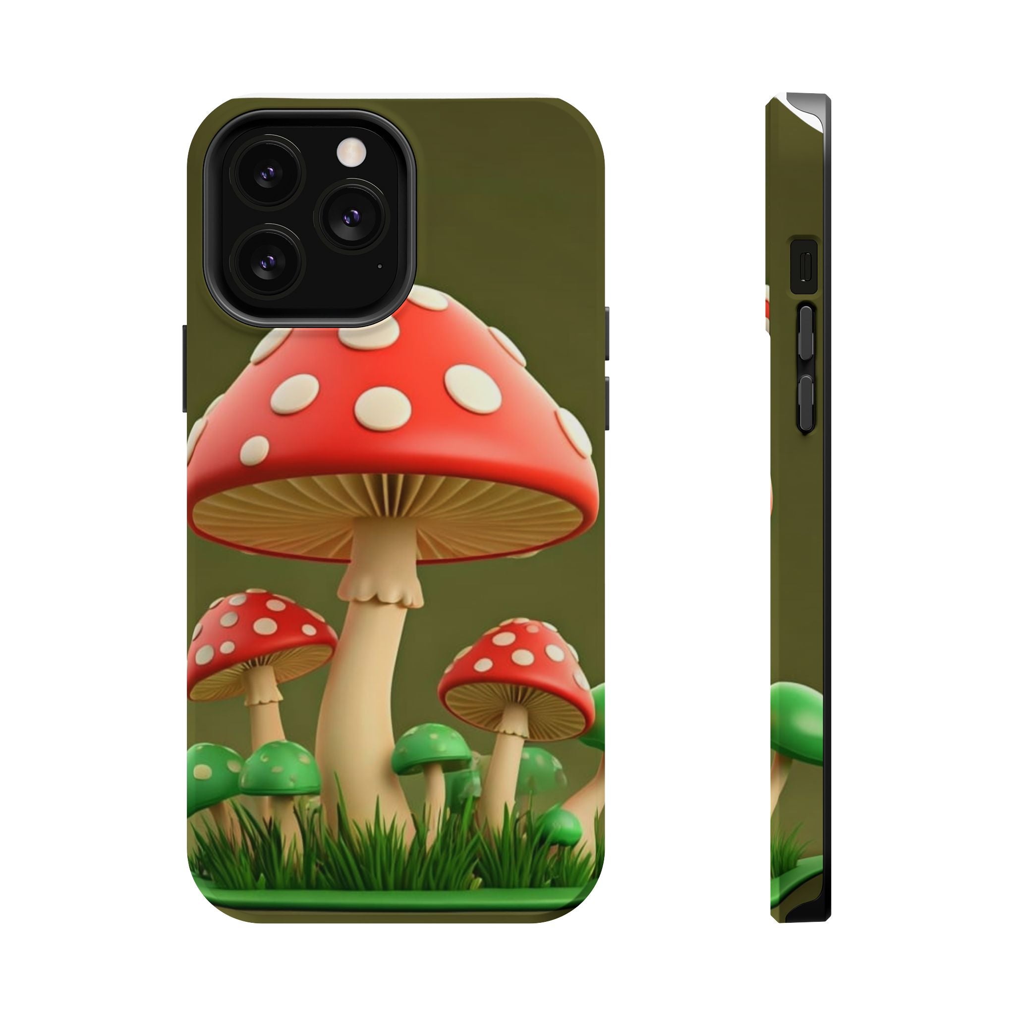 🍄🔥Golden Glow Mushroom Phone Case – Nature Meets Radiance" 🍄✨📱