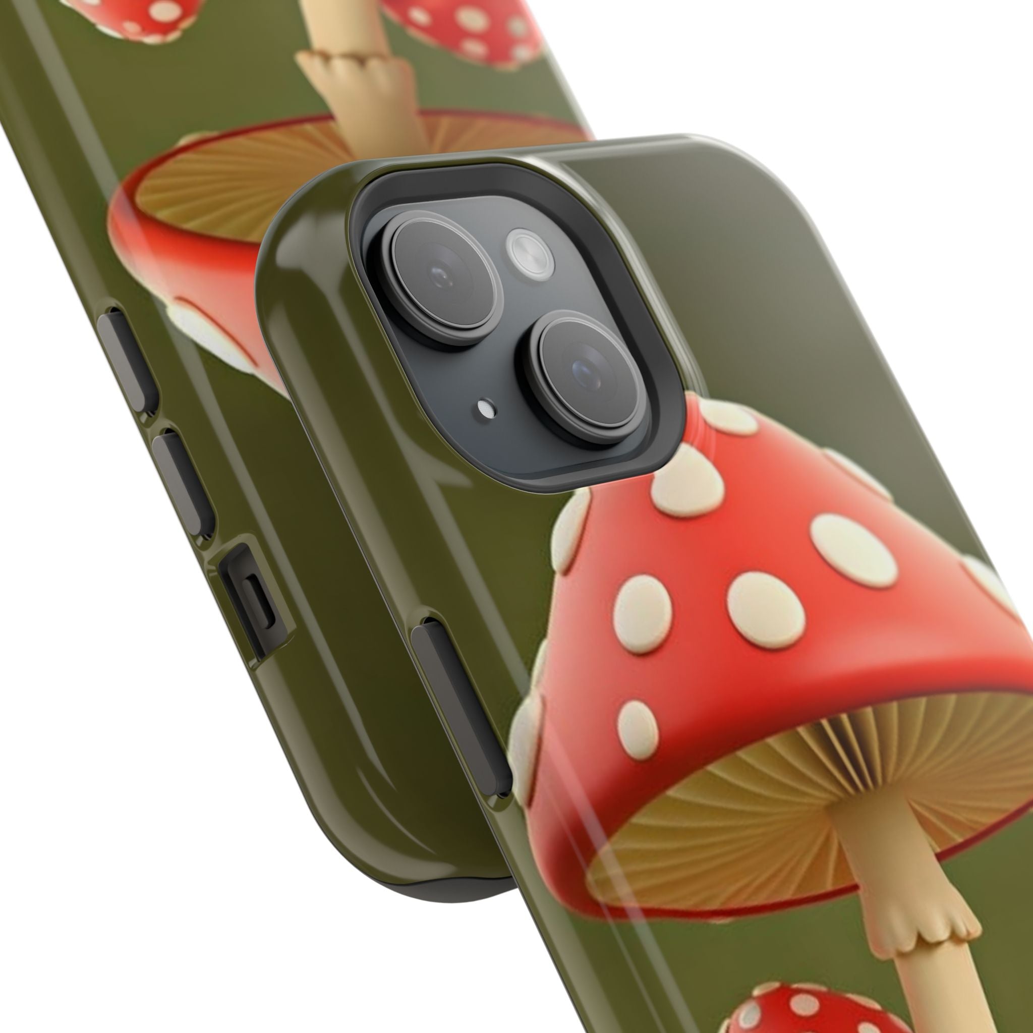 🍄🔥Golden Glow Mushroom Phone Case – Nature Meets Radiance" 🍄✨📱