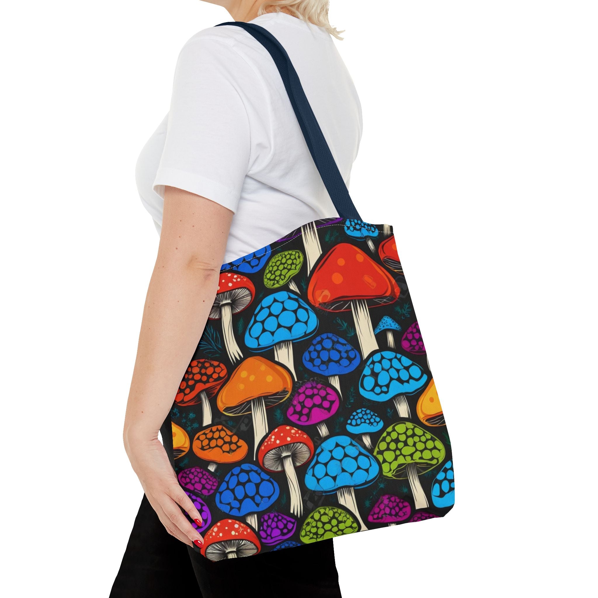 🌈 Color Pop Mushroom Tote – Carry Bold, Live Bright 🍄👜