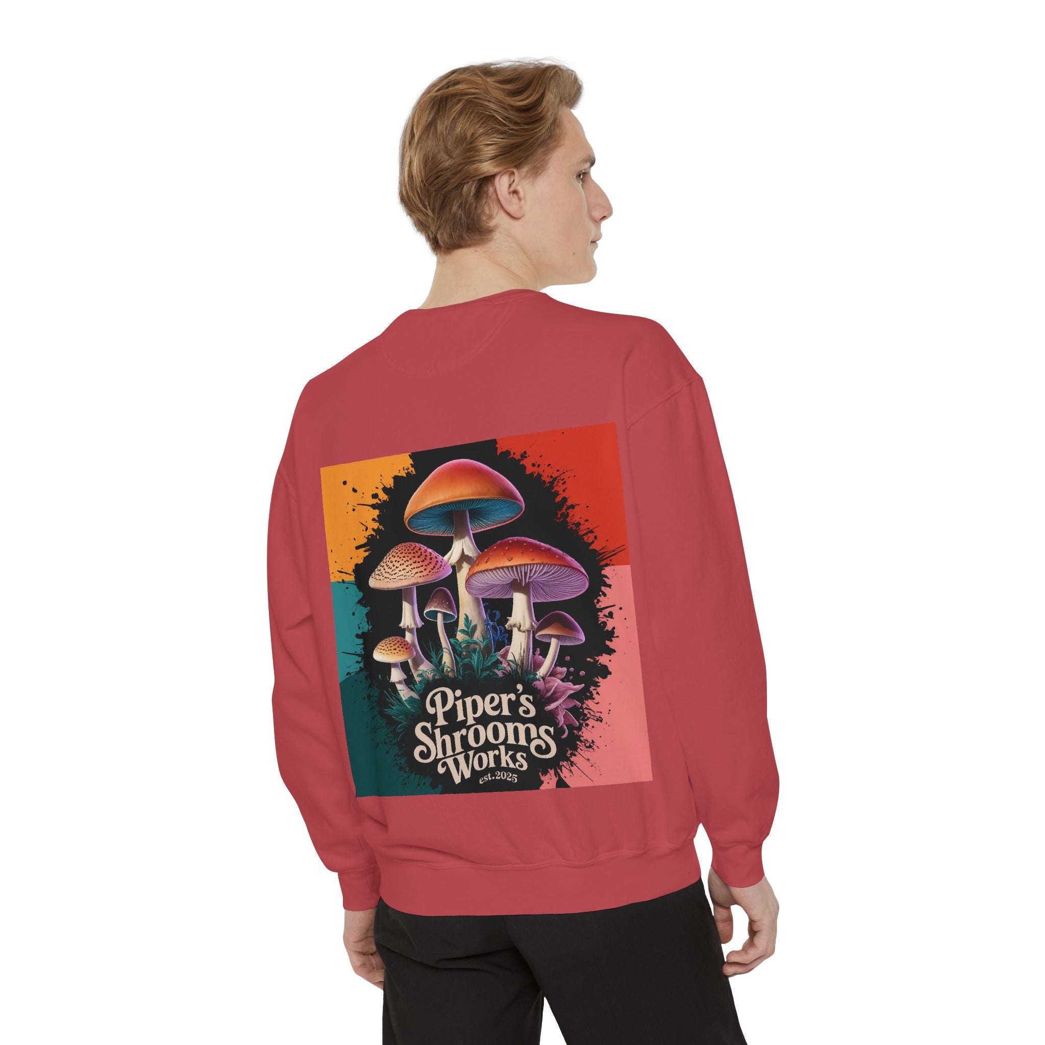 🦁 Lionheart & Shrooms Sweatshirt – Wear the Wild Within 🍄