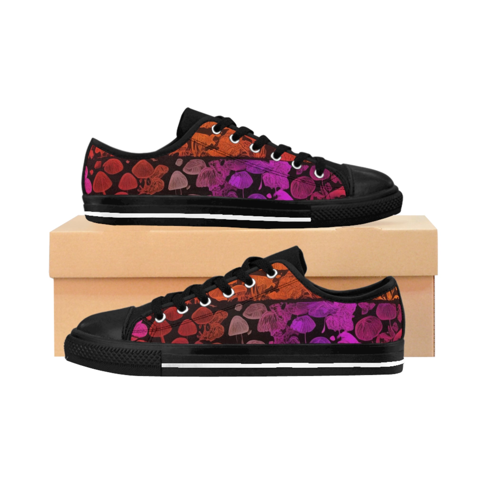 🔥 Rainbow Fungi Low-Top Sneakers 🍄Men's Sneakers