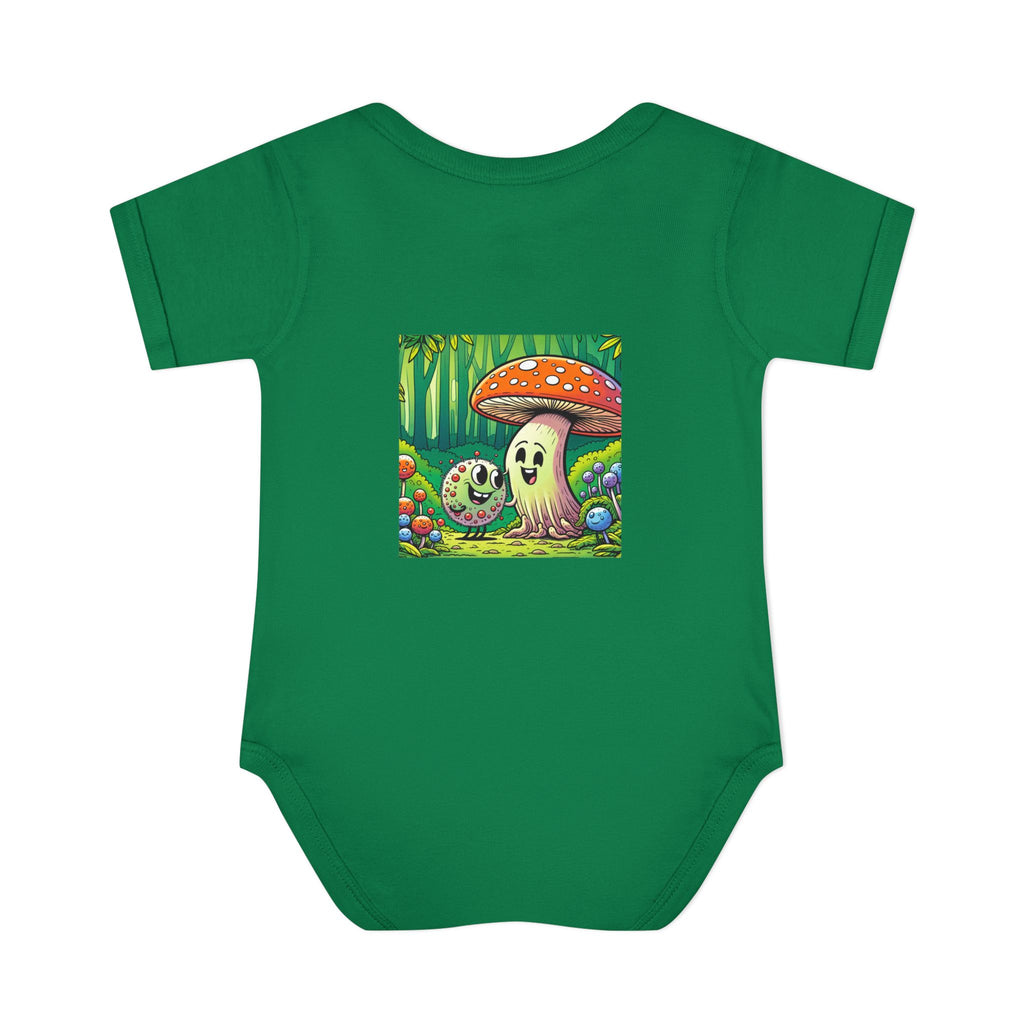 🍄👶 “Forest Friends” Baby Bodysuit