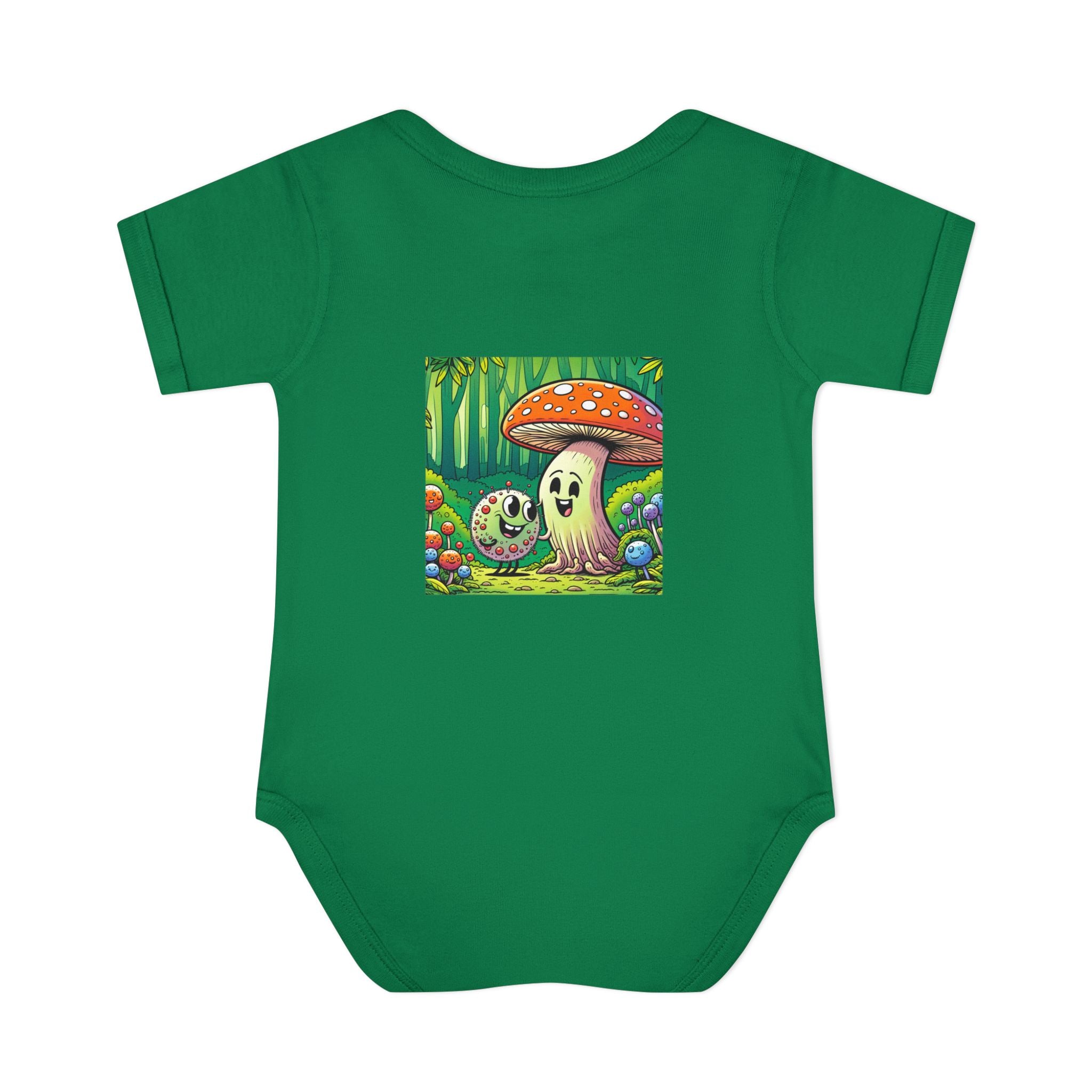🍄👶 “Forest Friends” Baby Bodysuit