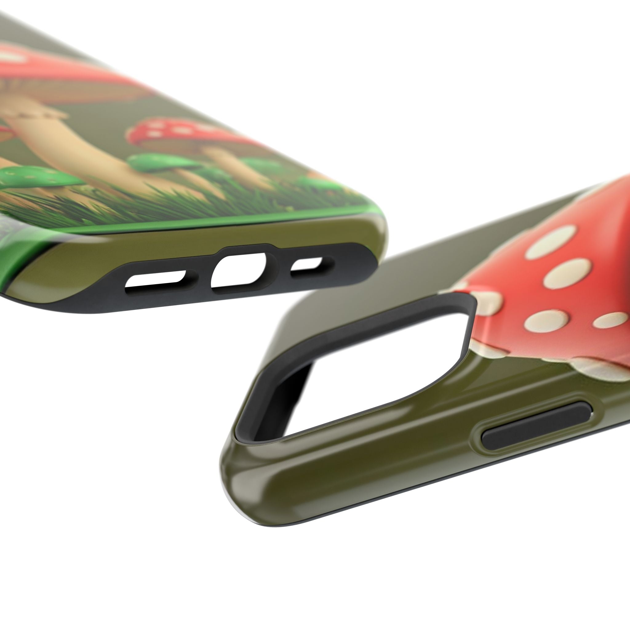 🍄🔥Golden Glow Mushroom Phone Case – Nature Meets Radiance" 🍄✨📱