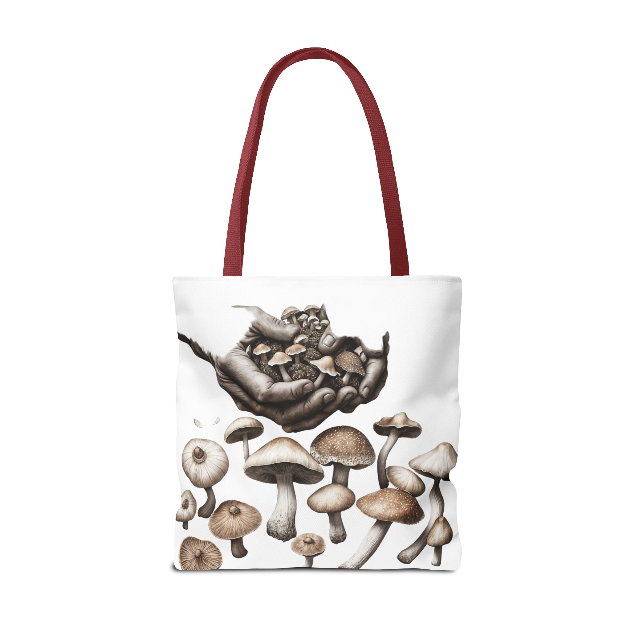 👐 “Harvested by Hand” Mushroom Tote – Carry Nature’s Story 🍄