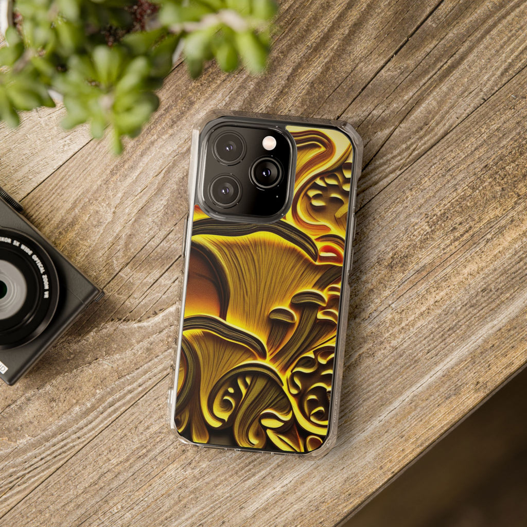 📱Golden Fungi Phone Case – Forest Glow Edition🍄✨📱