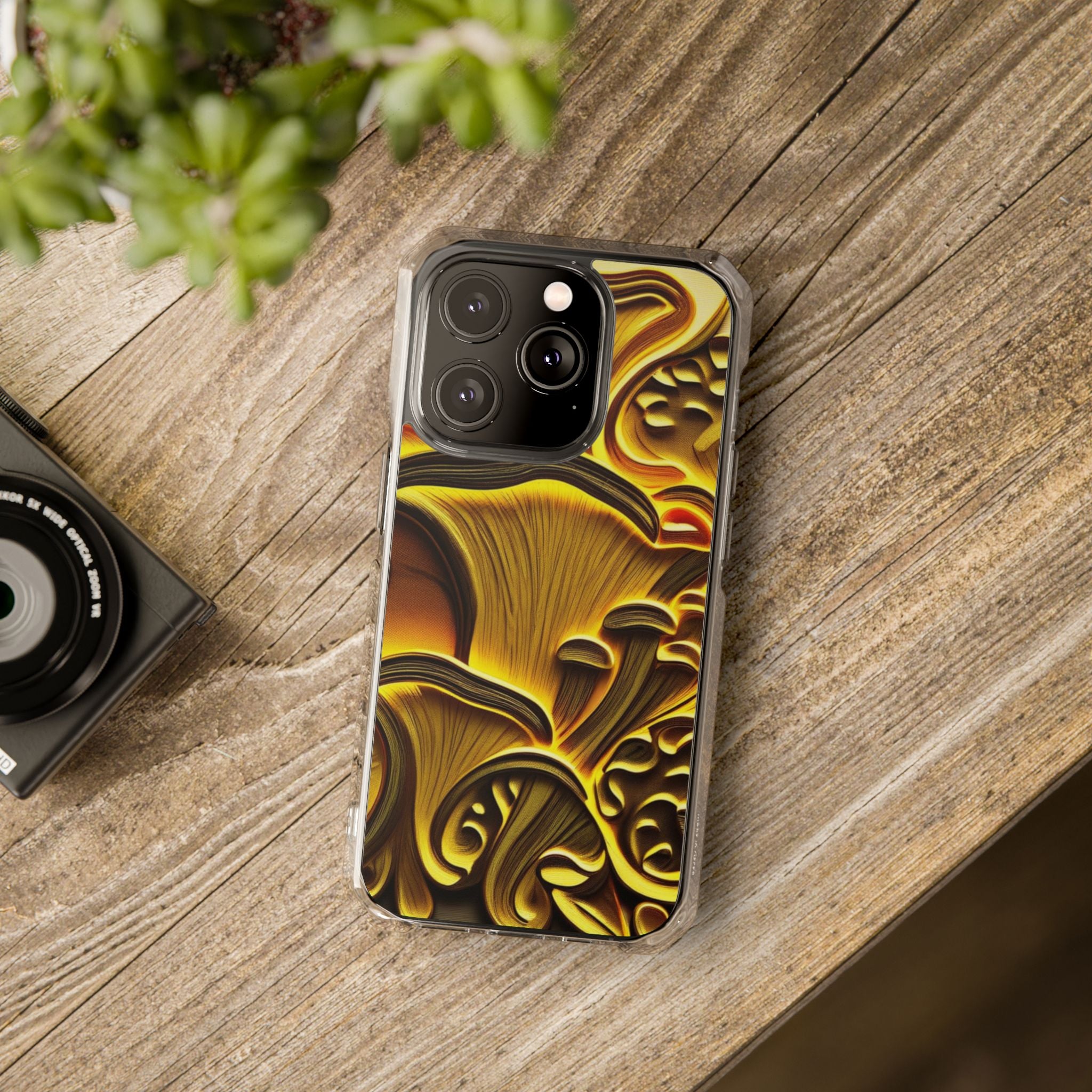 📱Golden Fungi Phone Case – Forest Glow Edition🍄✨📱