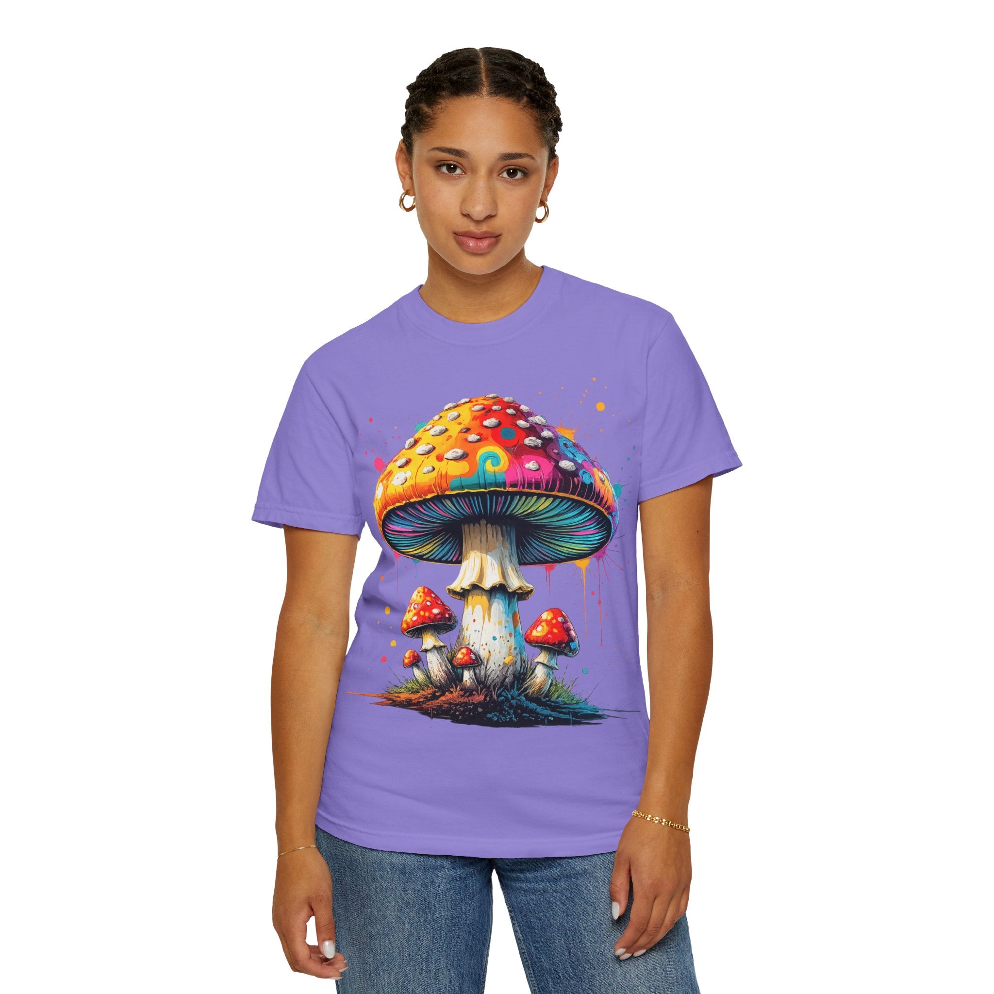 Lake Oswego Mushroom T-Shirt — Vintage Nature & Psychedelic Fungi Design