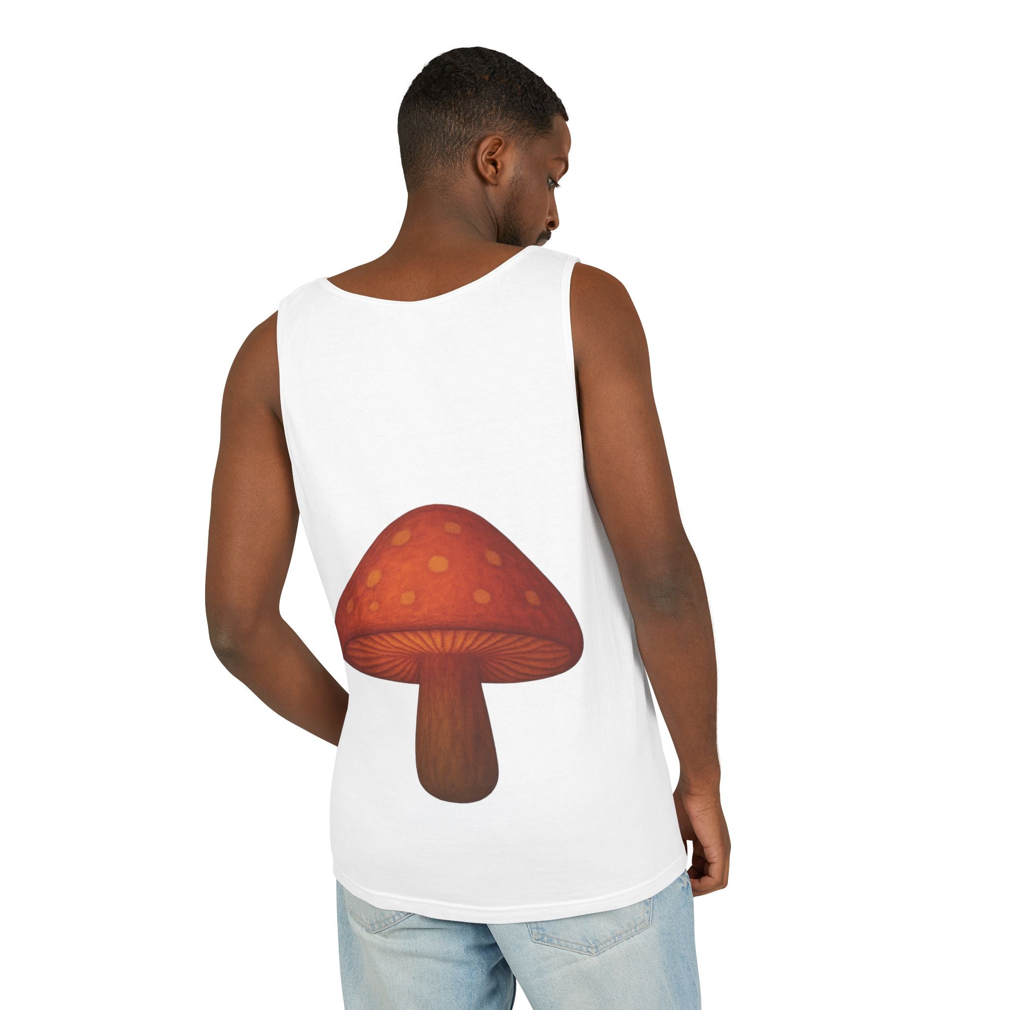 Portland Mushroom Tank Top — Vintage Forest Travel Graphic
