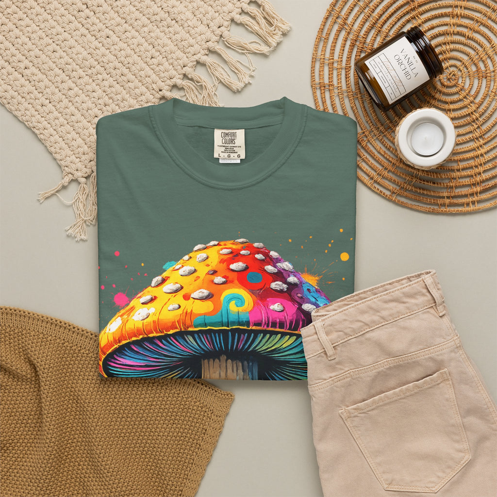 Lake Oswego Mushroom T-Shirt — Vintage Nature & Psychedelic Fungi Design