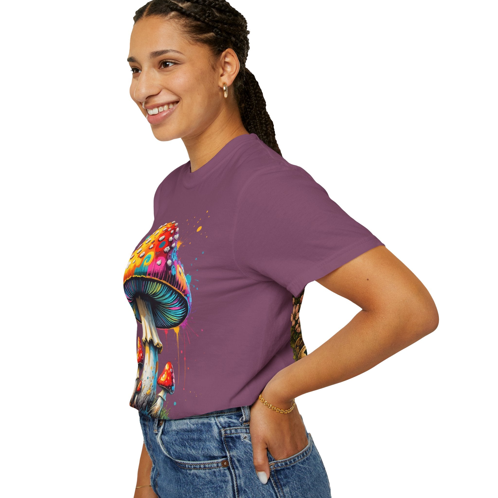 Lake Oswego Mushroom T-Shirt — Vintage Nature & Psychedelic Fungi Design