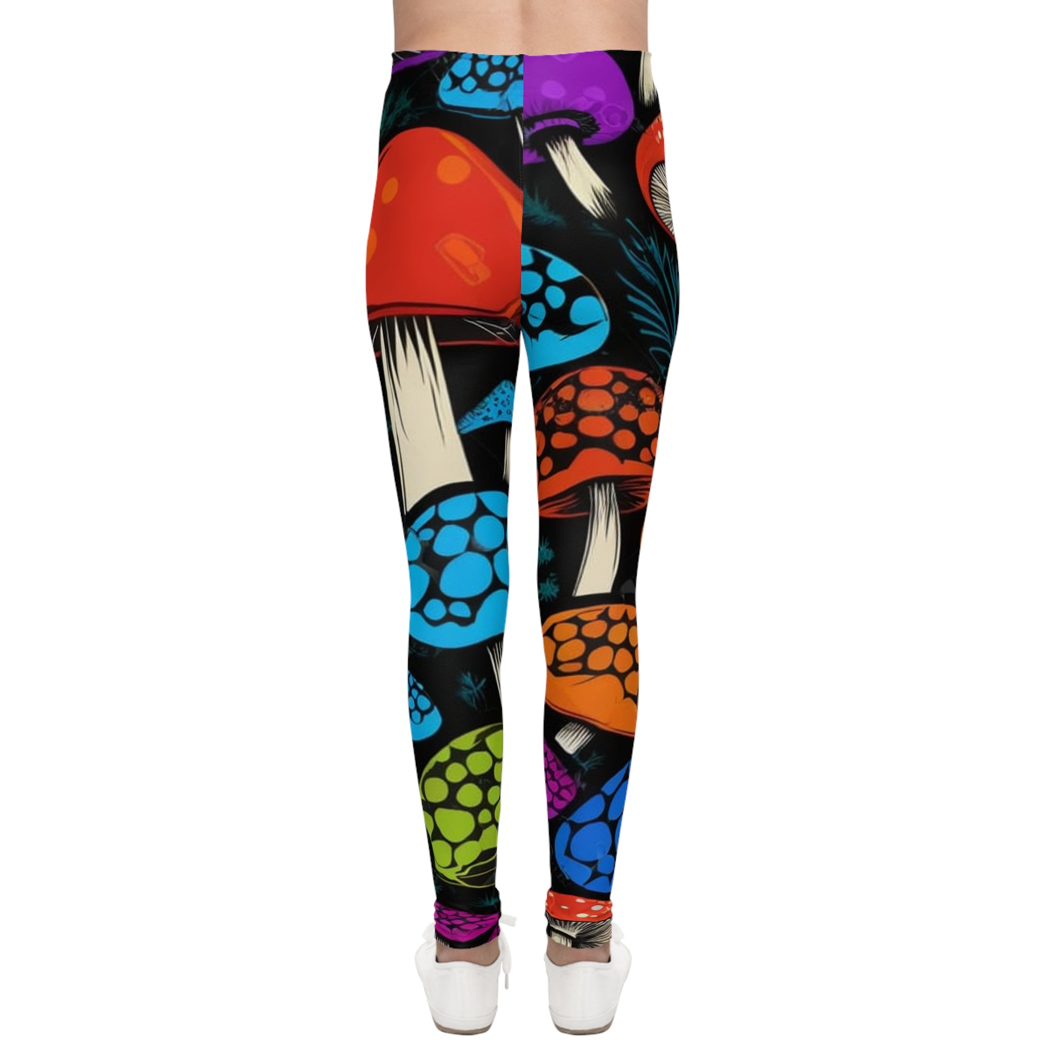 🍄 Bold Bloom Mushroom Leggings – Stand Out in Every Step!