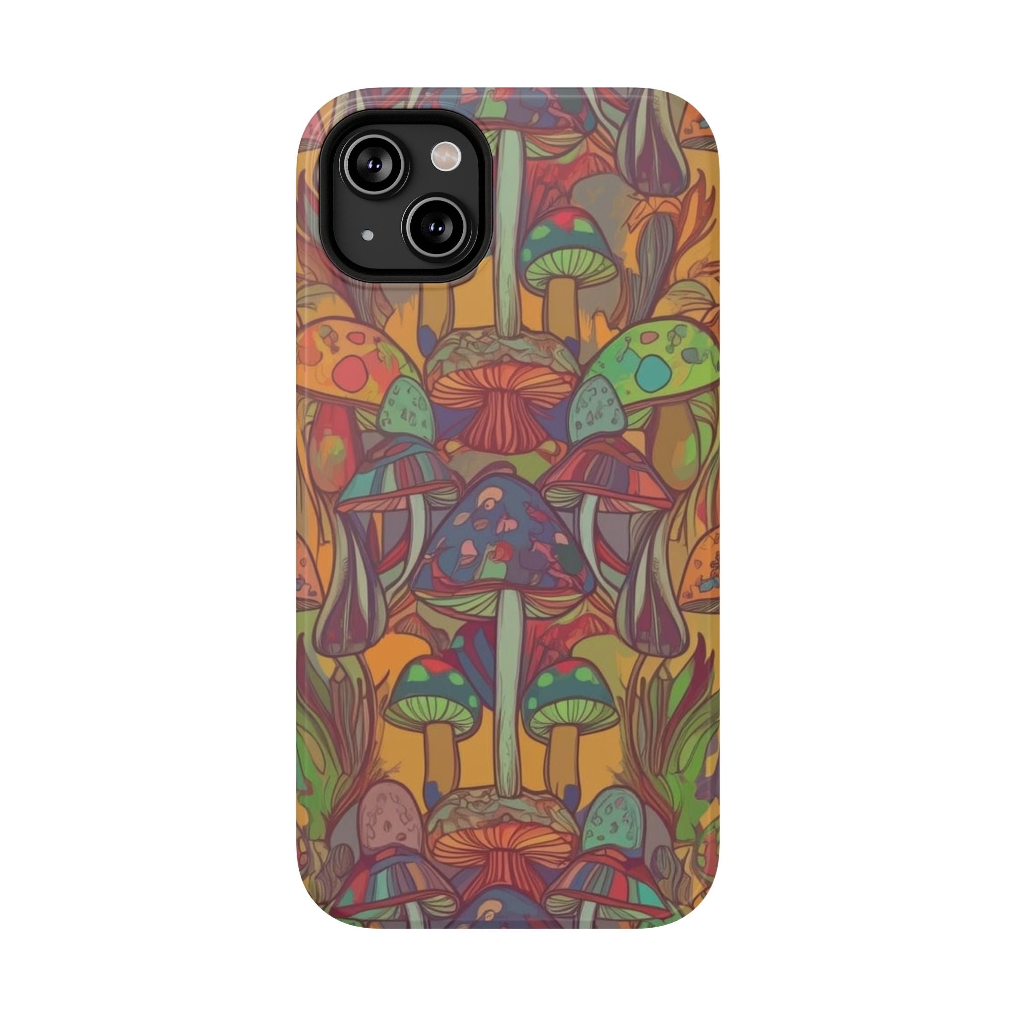 Mushroom Grove Impact-Resistant Case, Unique Phone Cover for Nature Lovers, Mushroom Art Gifts, Phone Accessories for Festivals, [...]