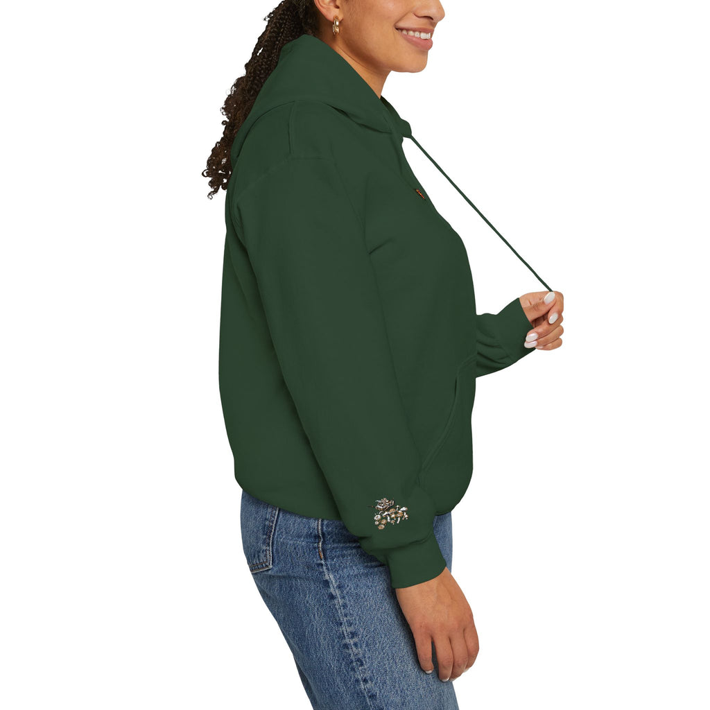 Mushroom Grove Hoodie – Whimsical Autumn Forest Mushroom Sweatshirt
