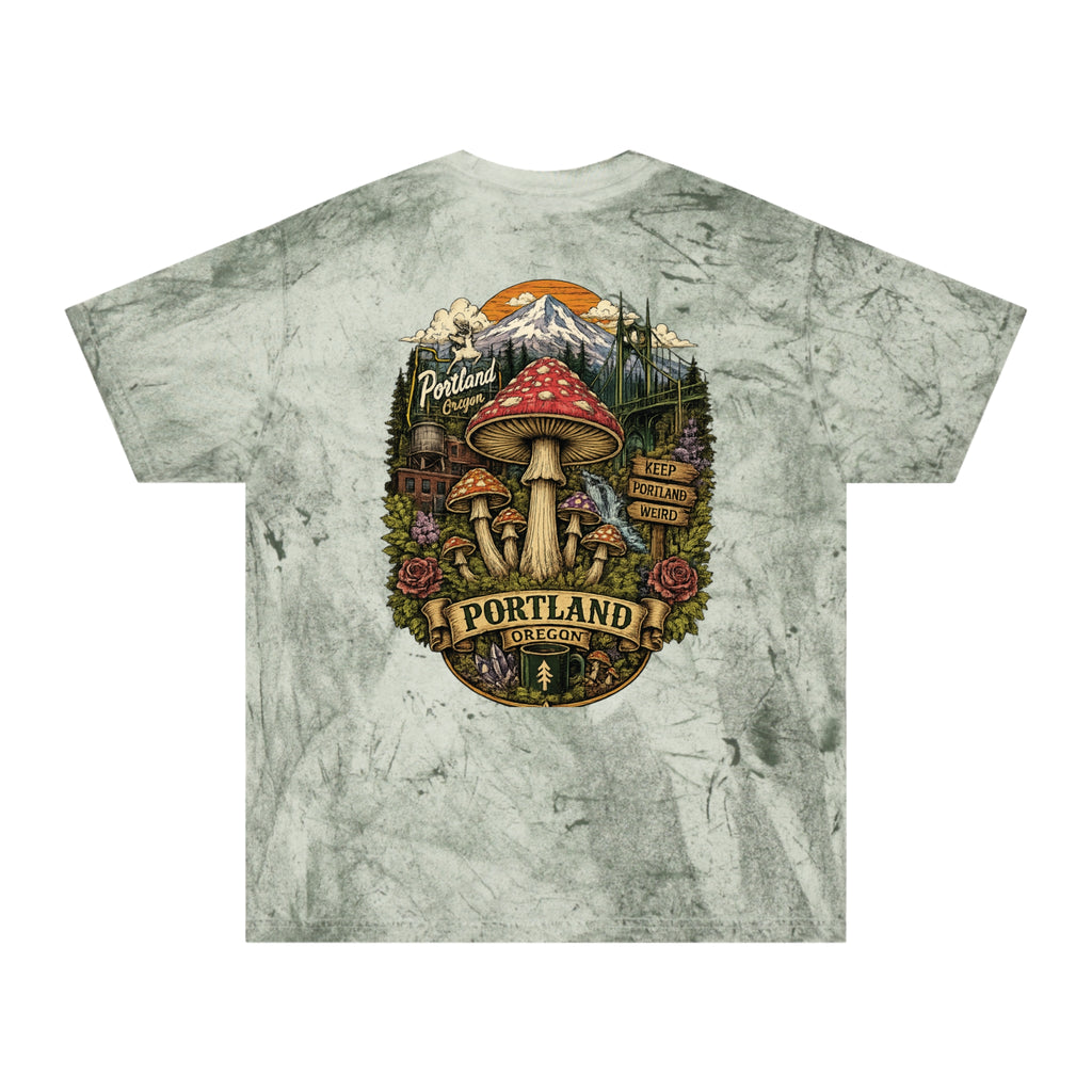 City: Portland Mushroom Adventure T‑Shirt