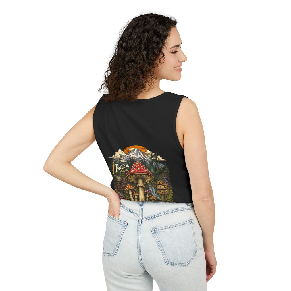 Mushroom Tank Top — Psychedelic & Portland Forest Graphic Tank