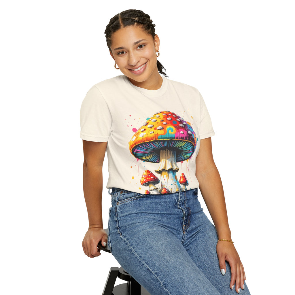 Lake Oswego Mushroom T-Shirt — Vintage Nature & Psychedelic Fungi Design