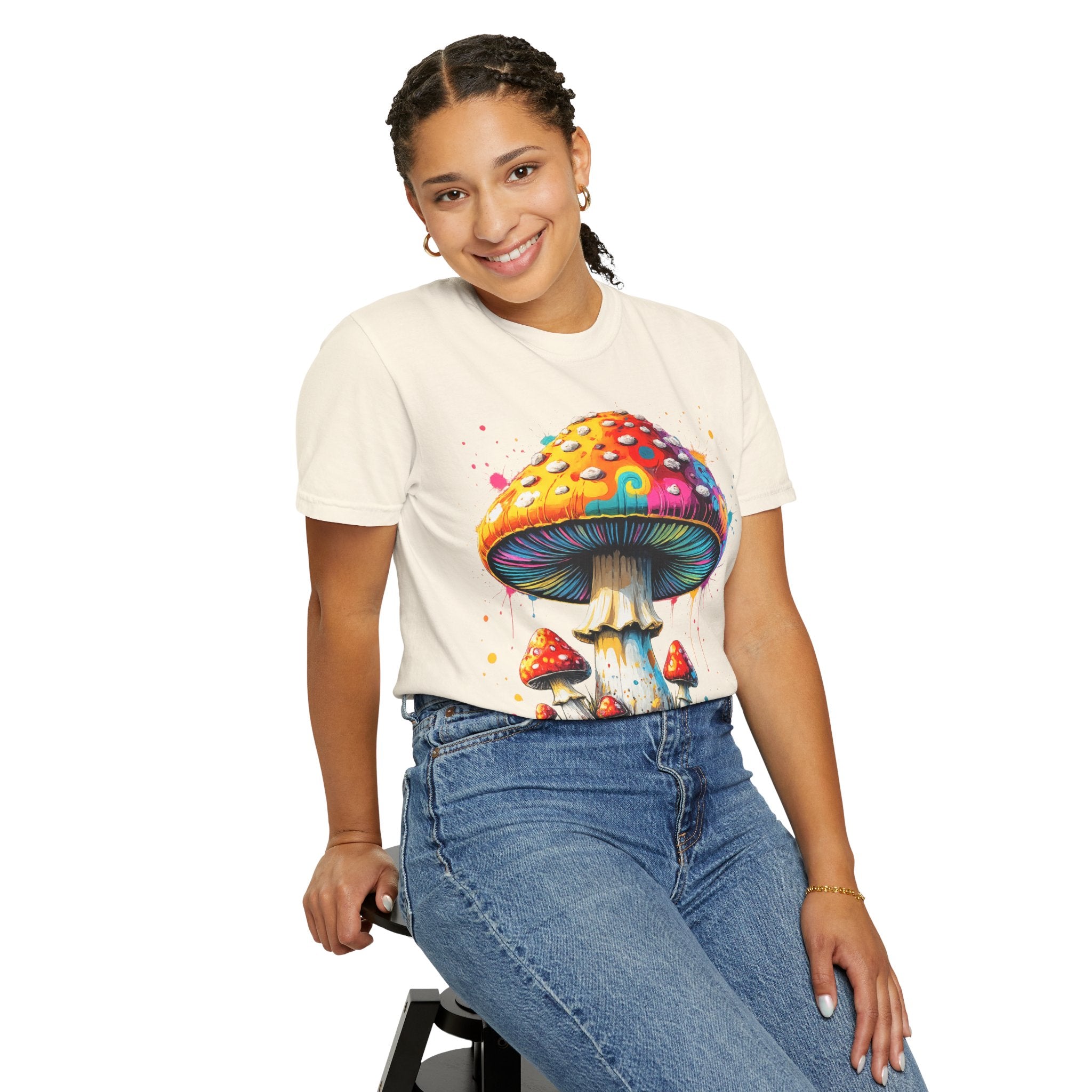 Lake Oswego Mushroom T-Shirt — Vintage Nature & Psychedelic Fungi Design