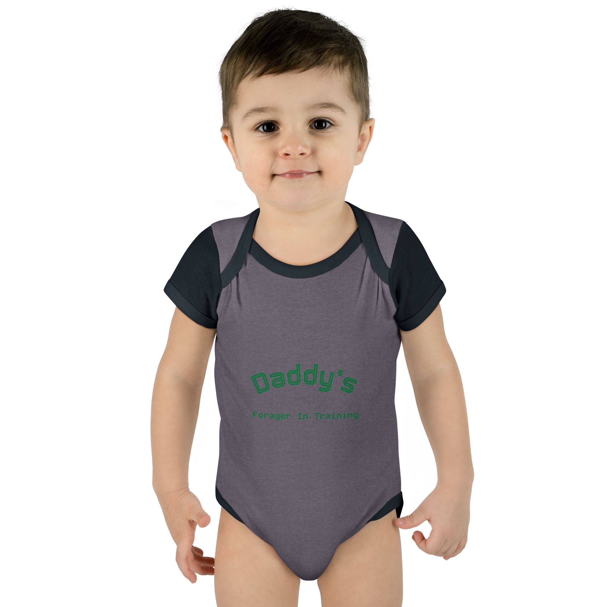 🍄👶 “Forest Friends” Baby Bodysuit One Piece