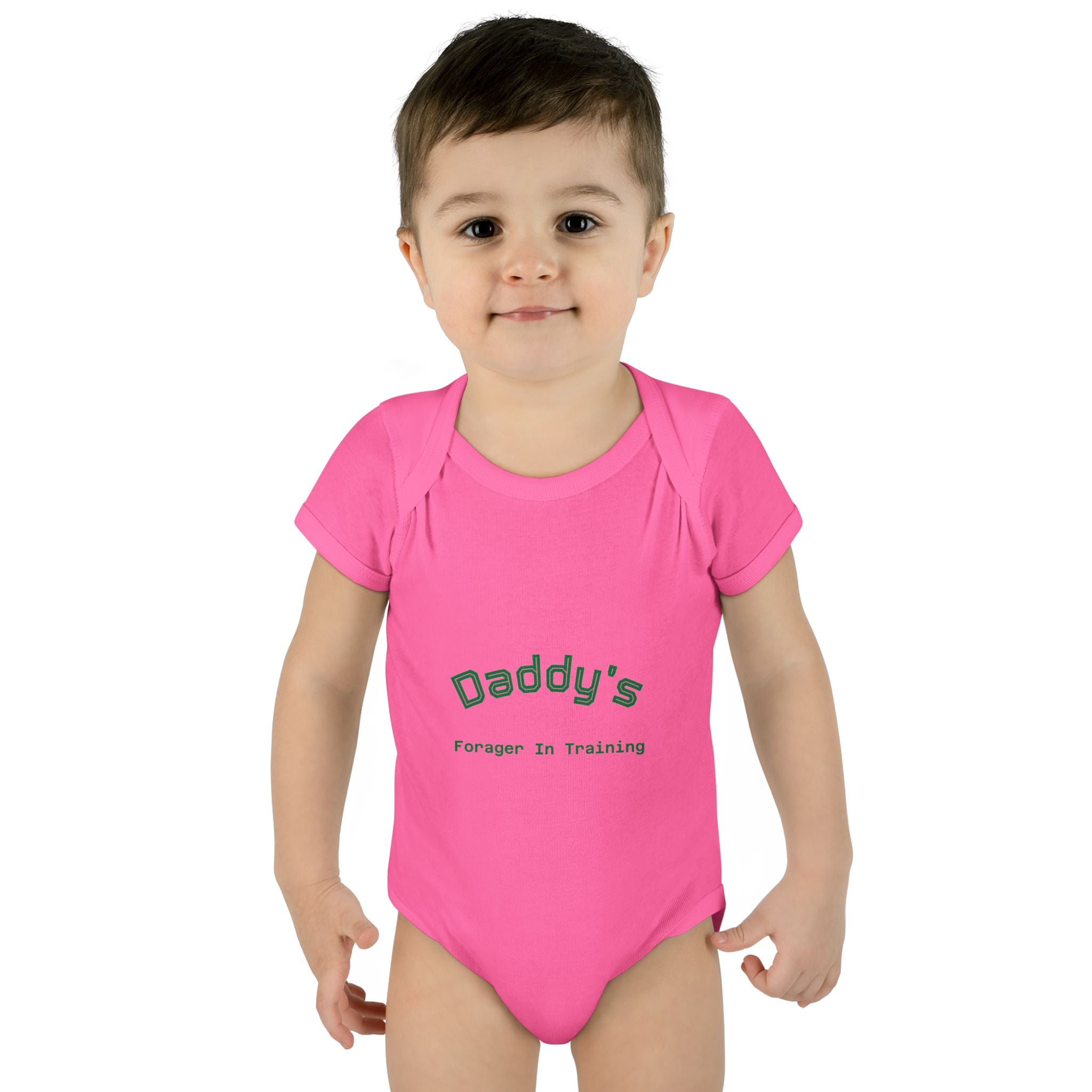 🍄👶 “Forest Friends” Baby Bodysuit One Piece