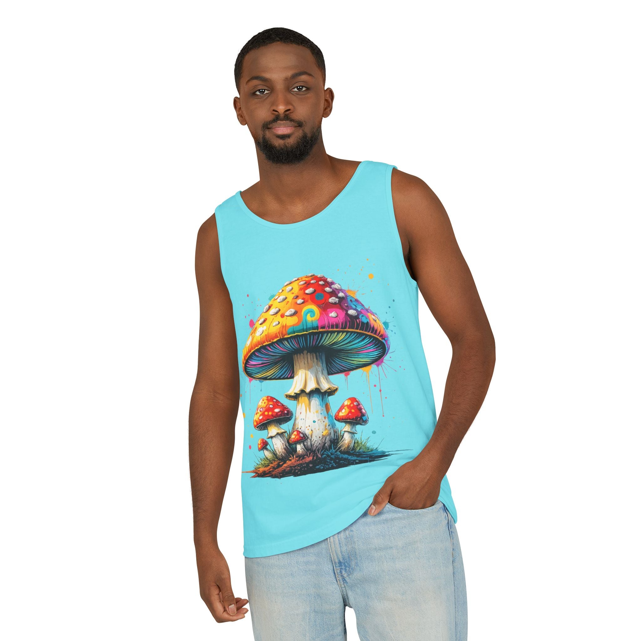 Mushroom Tank Top — Psychedelic & Portland Forest Graphic Tank