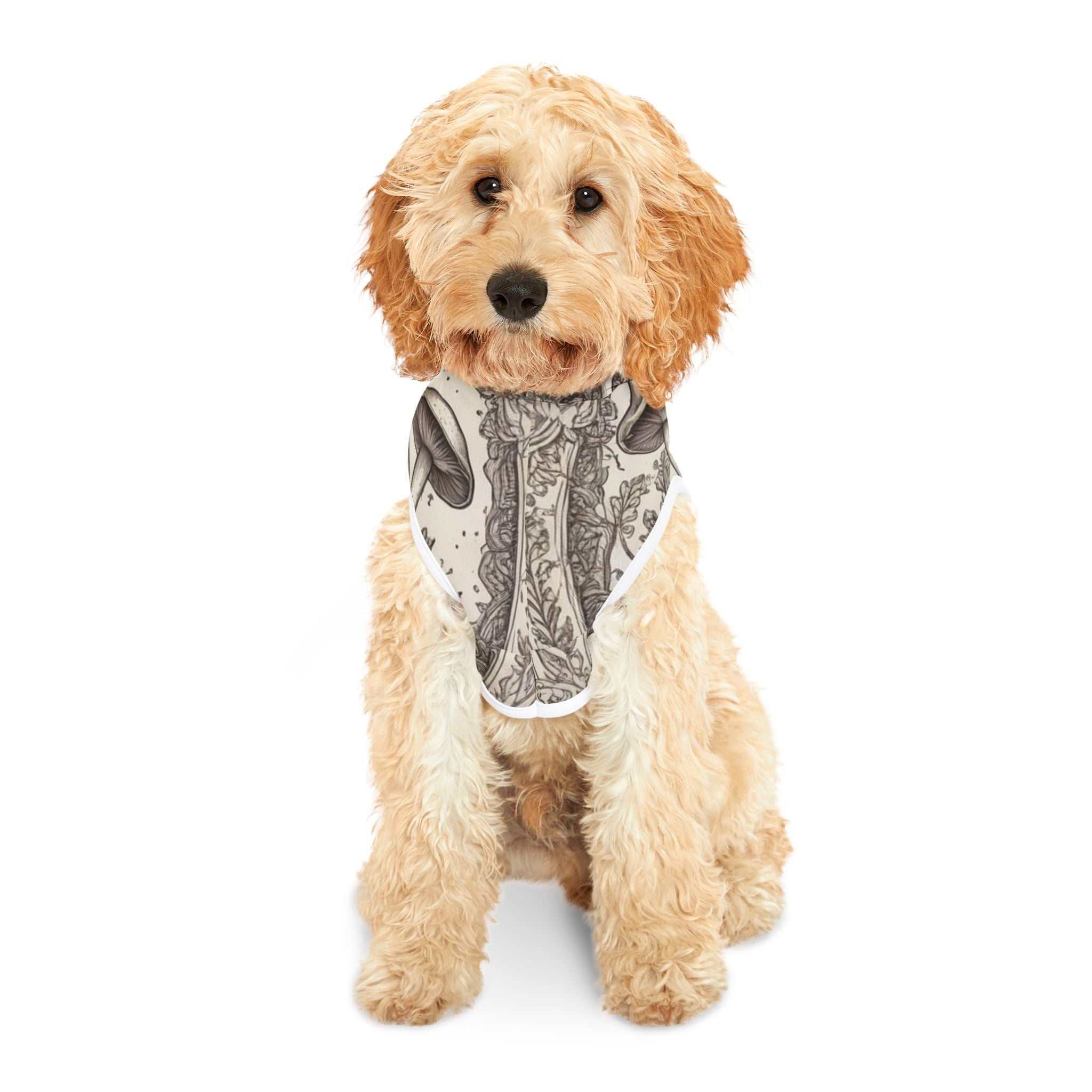 🍄 Enchanted Grove Pet Hoodie – Where Myth Meets Cozy Let your furry companion stroll through the woodland of dreams with this intricately illustrated Enchanted Grove Pet Hoodie.