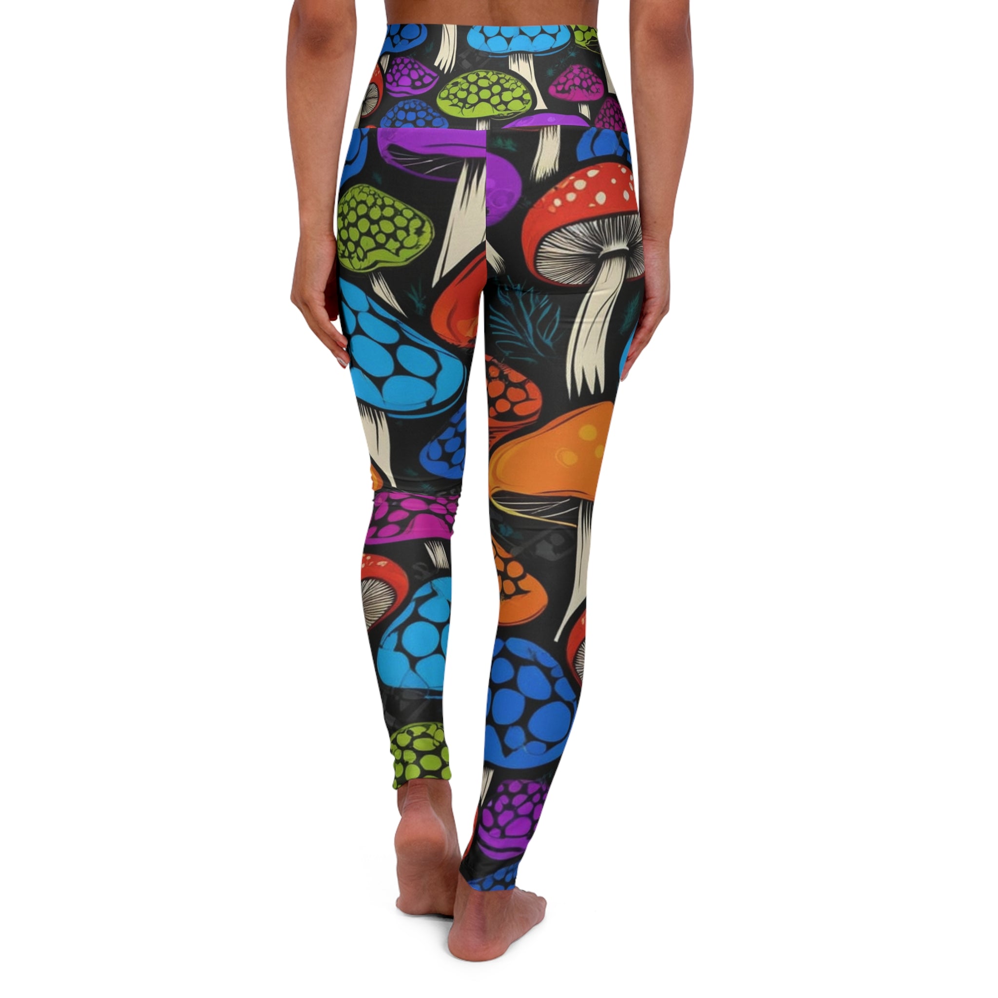 🍄 "Shroom Bloom" Leggings – Stretch Wild. Move Bold.  Why blend in when you can burst out?