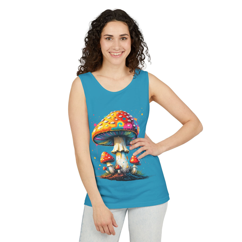 Mushroom Tank Top — Psychedelic & Portland Forest Graphic Tank