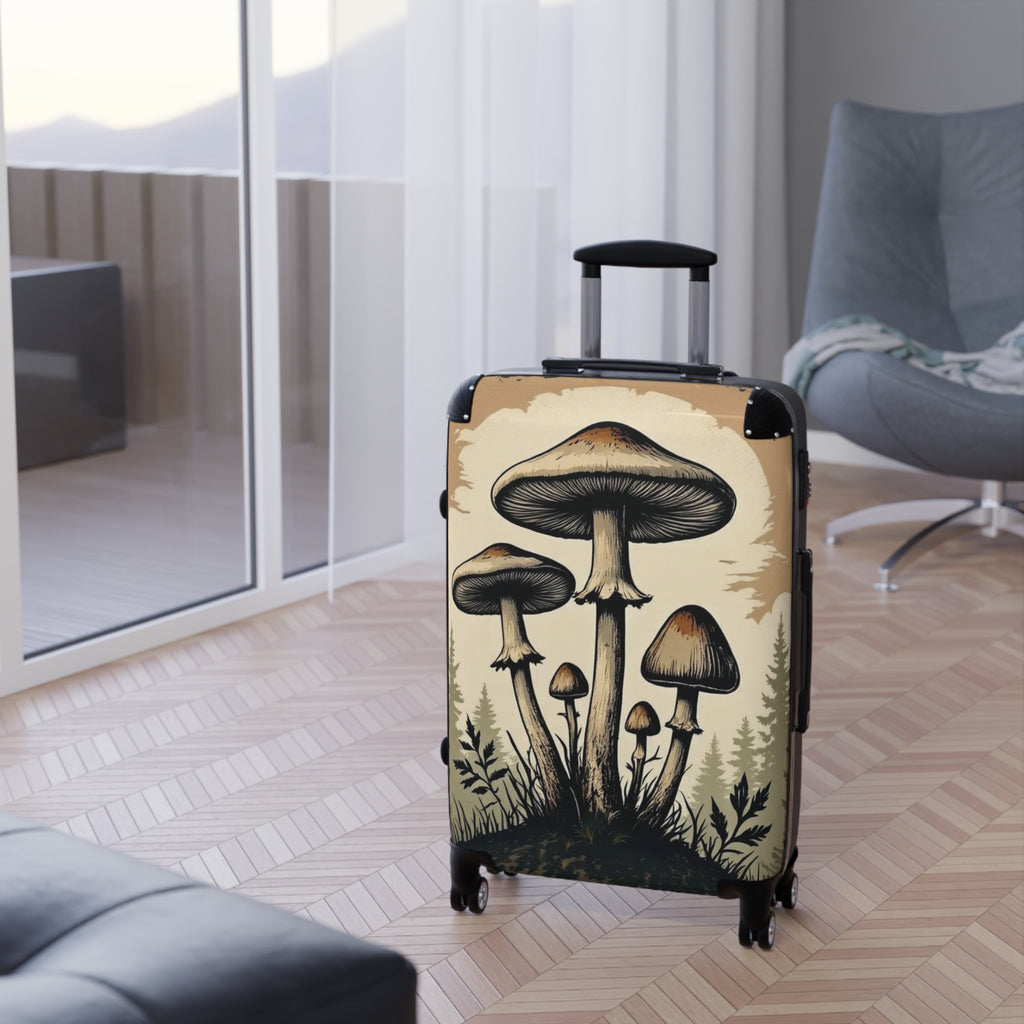 Suitcase: Mushroom Forest Suitcase – Botanical Travel Carry-On