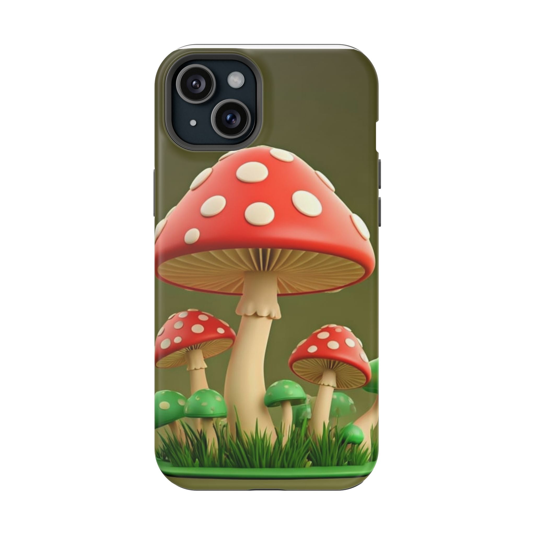 🍄🔥Golden Glow Mushroom Phone Case – Nature Meets Radiance" 🍄✨📱