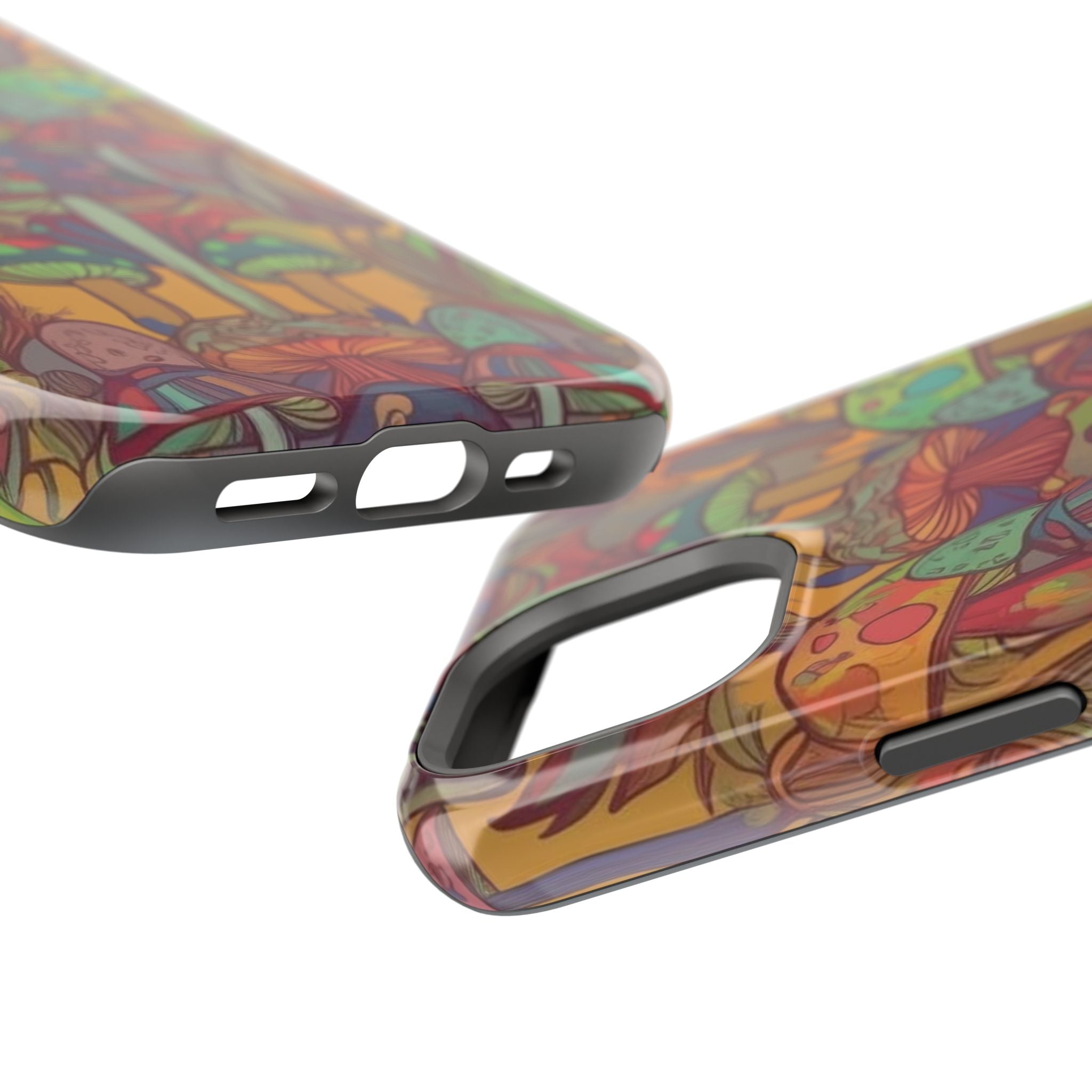 Mushroom Grove Impact-Resistant Case, Unique Phone Cover for Nature Lovers, Mushroom Art Gifts, Phone Accessories for Festivals, [...]