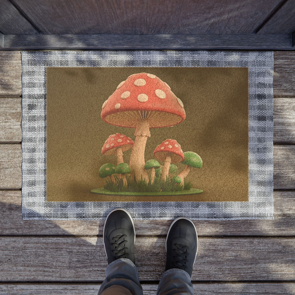 🍄🌿 Welcome to the Mushroom Meadow Doormat 🌿🍄