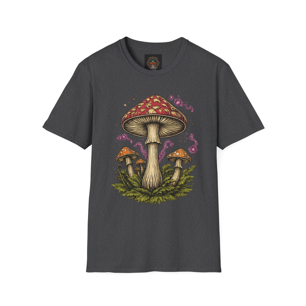 Mushroom Magic T-Shirt — Vintage Red Toadstool Illustration