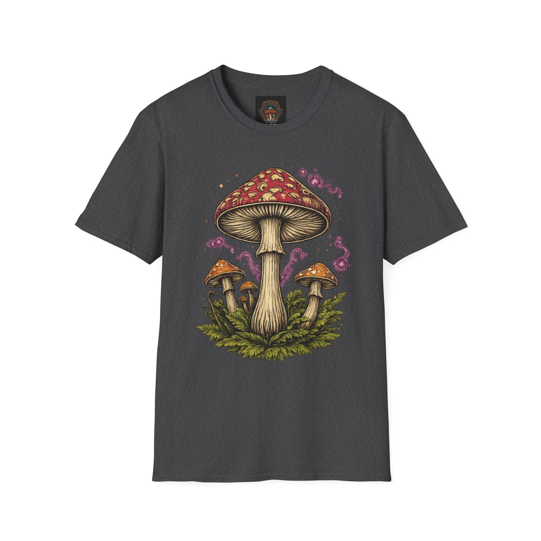 Mushroom Magic T-Shirt — Vintage Red Toadstool Illustration