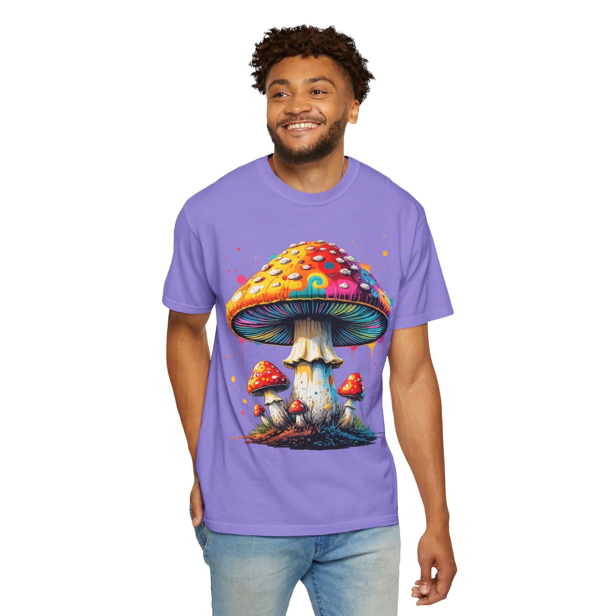 Lake Oswego Mushroom T-Shirt — Vintage Nature & Psychedelic Fungi Design