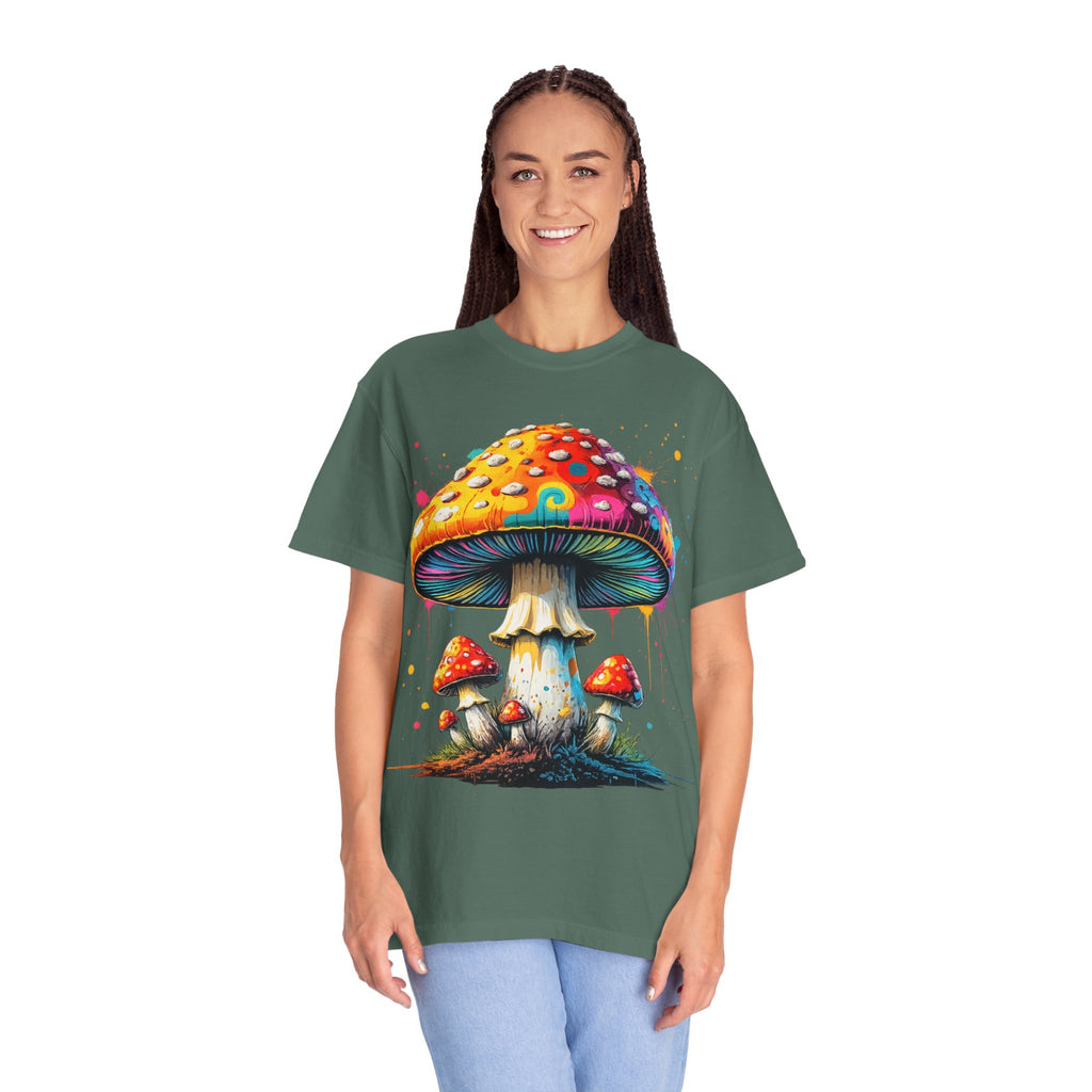 Lake Oswego Mushroom T-Shirt — Vintage Nature & Psychedelic Fungi Design