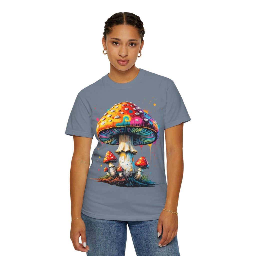 Lake Oswego Mushroom T-Shirt — Vintage Nature & Psychedelic Fungi Design