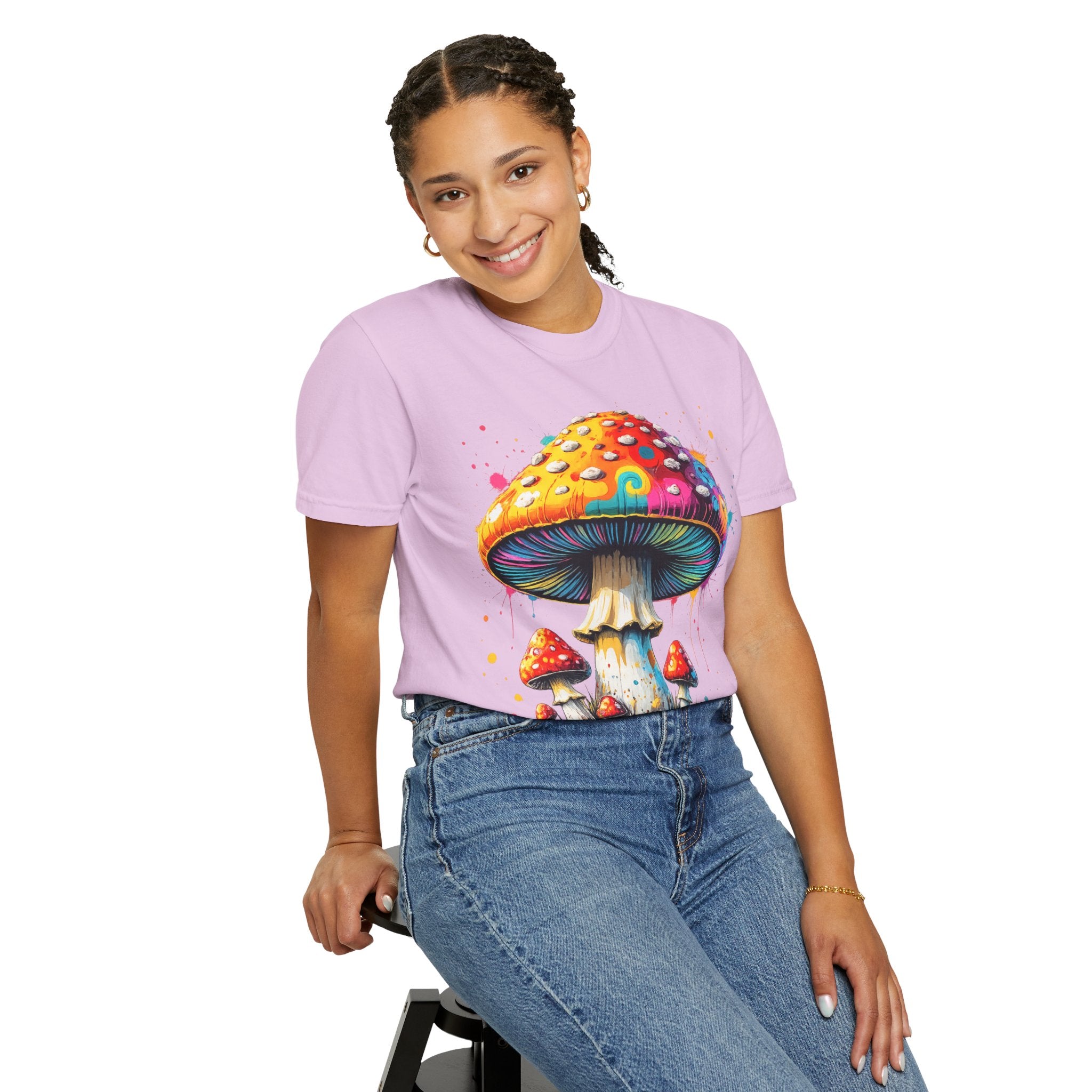Lake Oswego Mushroom T-Shirt — Vintage Nature & Psychedelic Fungi Design